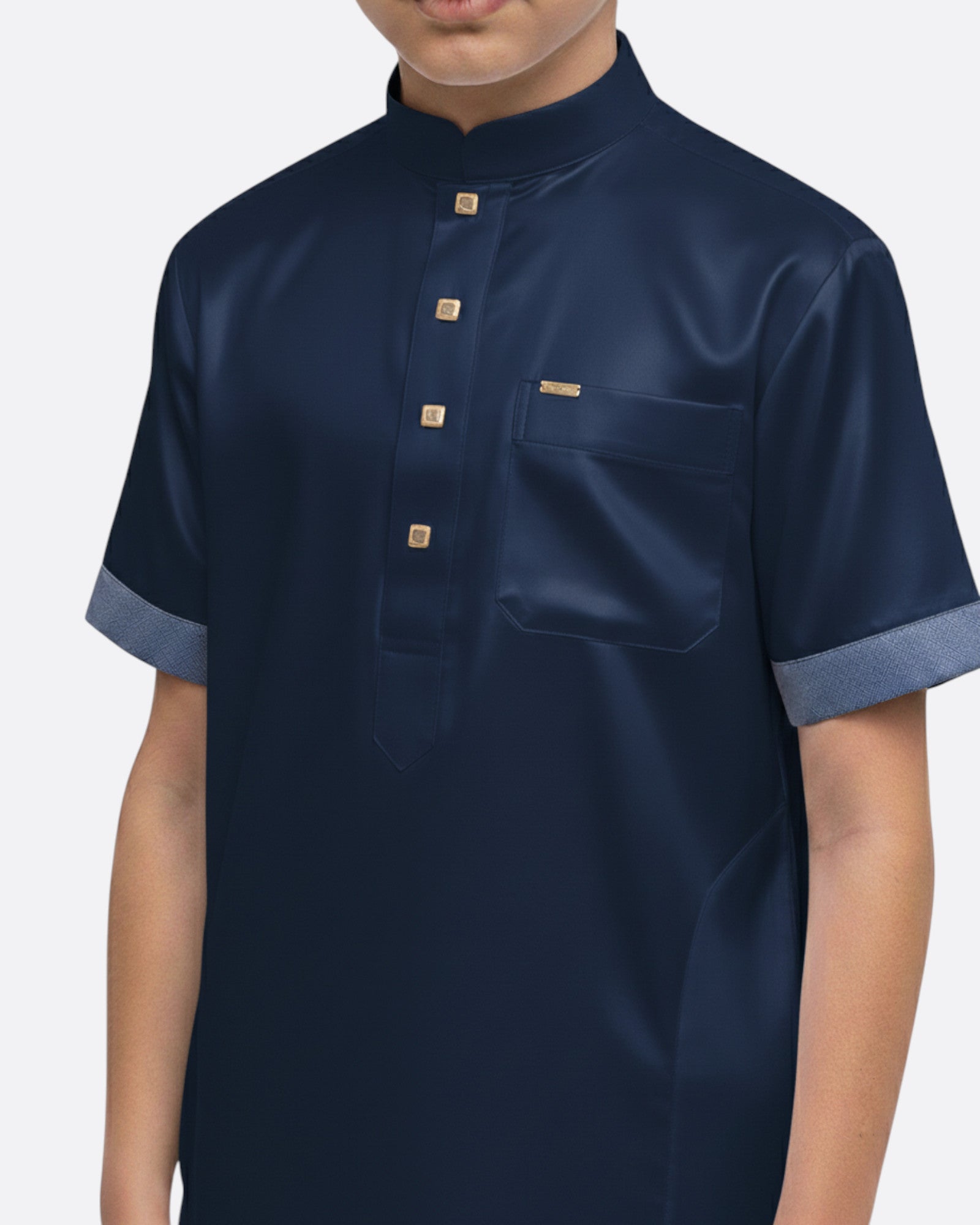 Qamis luxe enfant & ado - Manches courtes