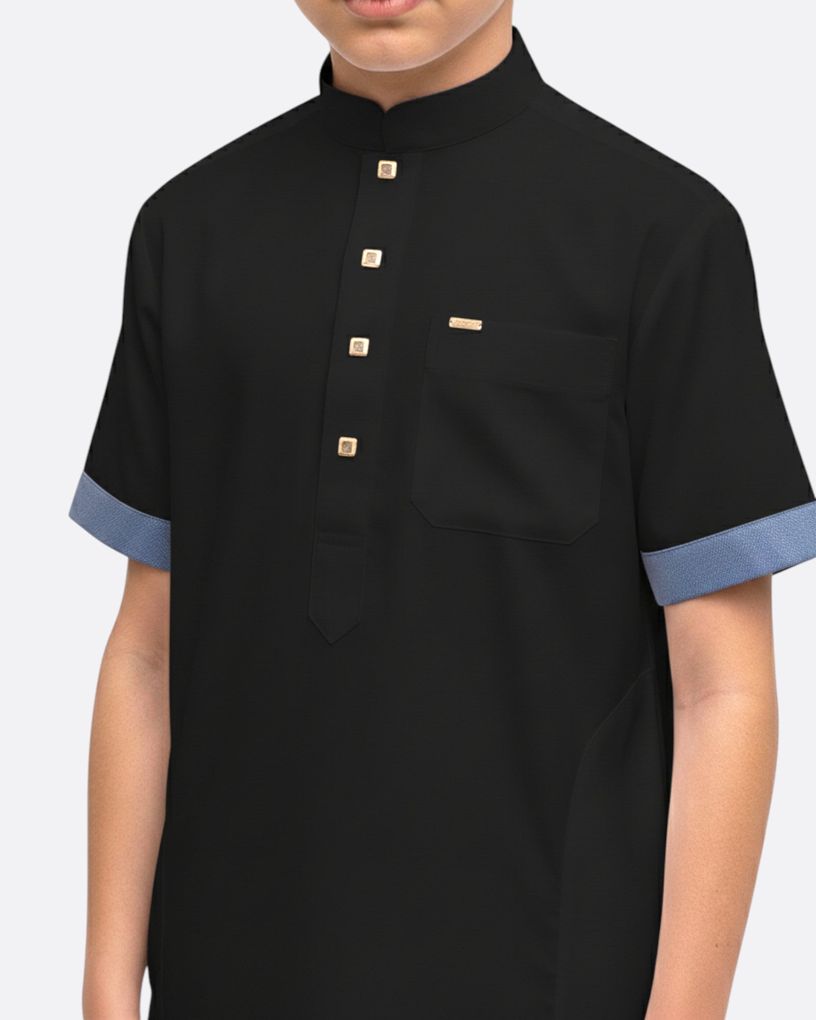 Qamis luxe enfant & ado - Manches courtes