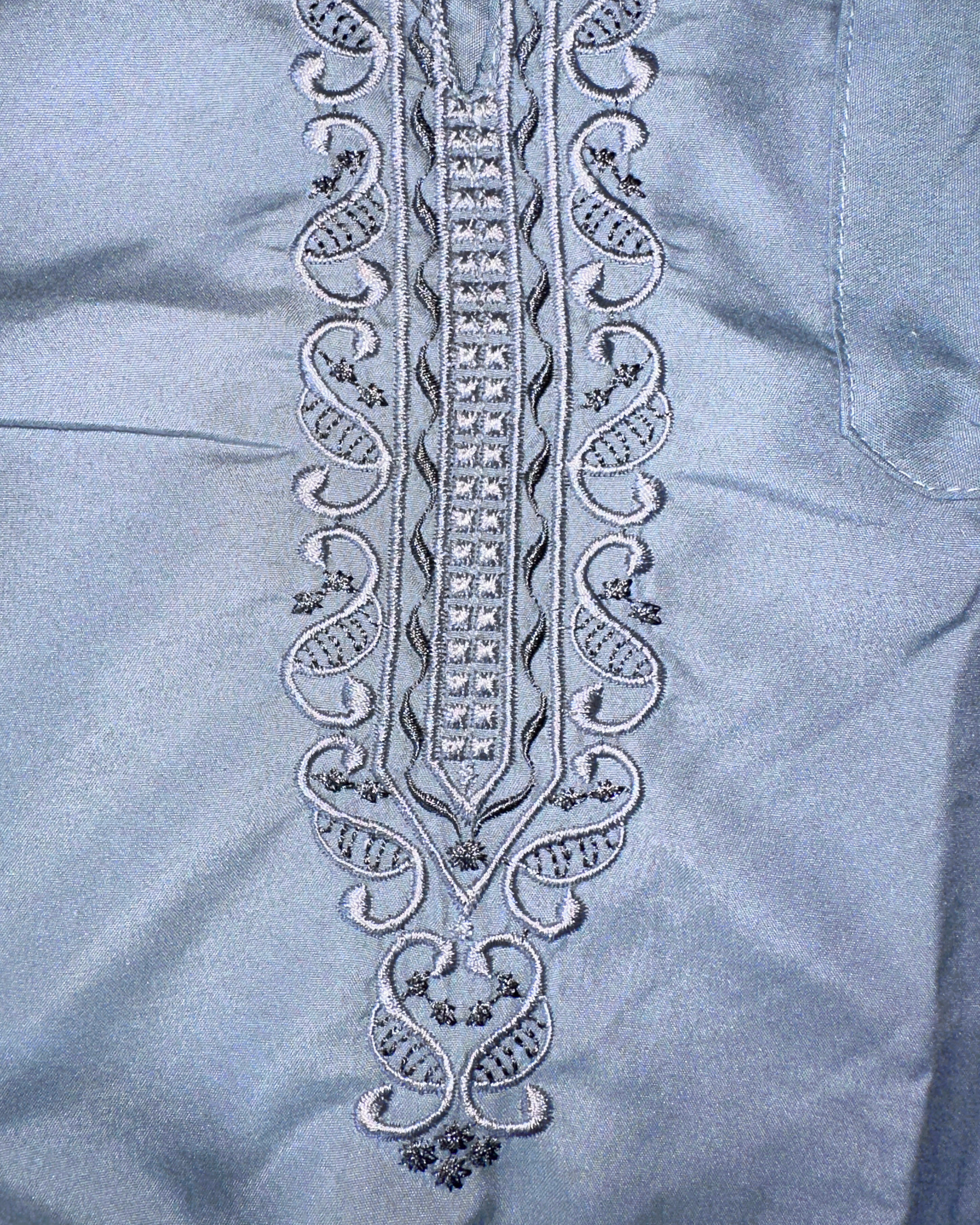 Qamis ornements enfant - Manches courte