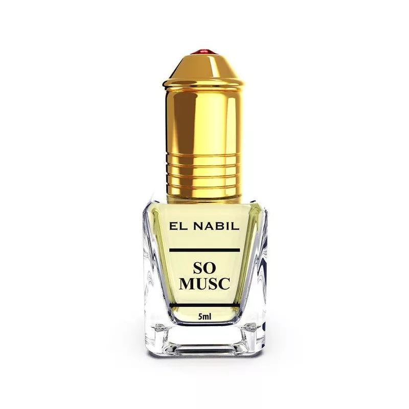So musc - Sans alcool - EL NABIL - 5 ml – fragrance élégante, parfaite pour les amateurs de musc