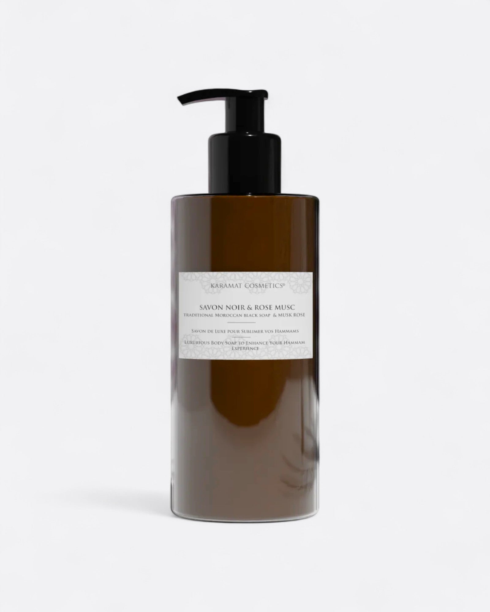 Savon noir & Rose Musc 300 ml - KARAMAT