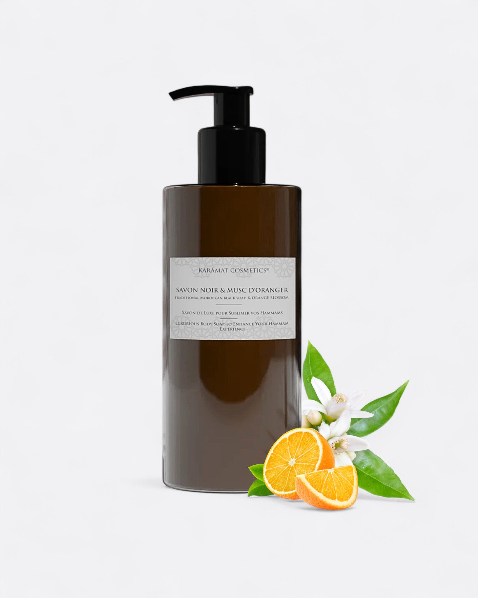 Savon noir & musc d'oranger 300 ml - KARAMAT