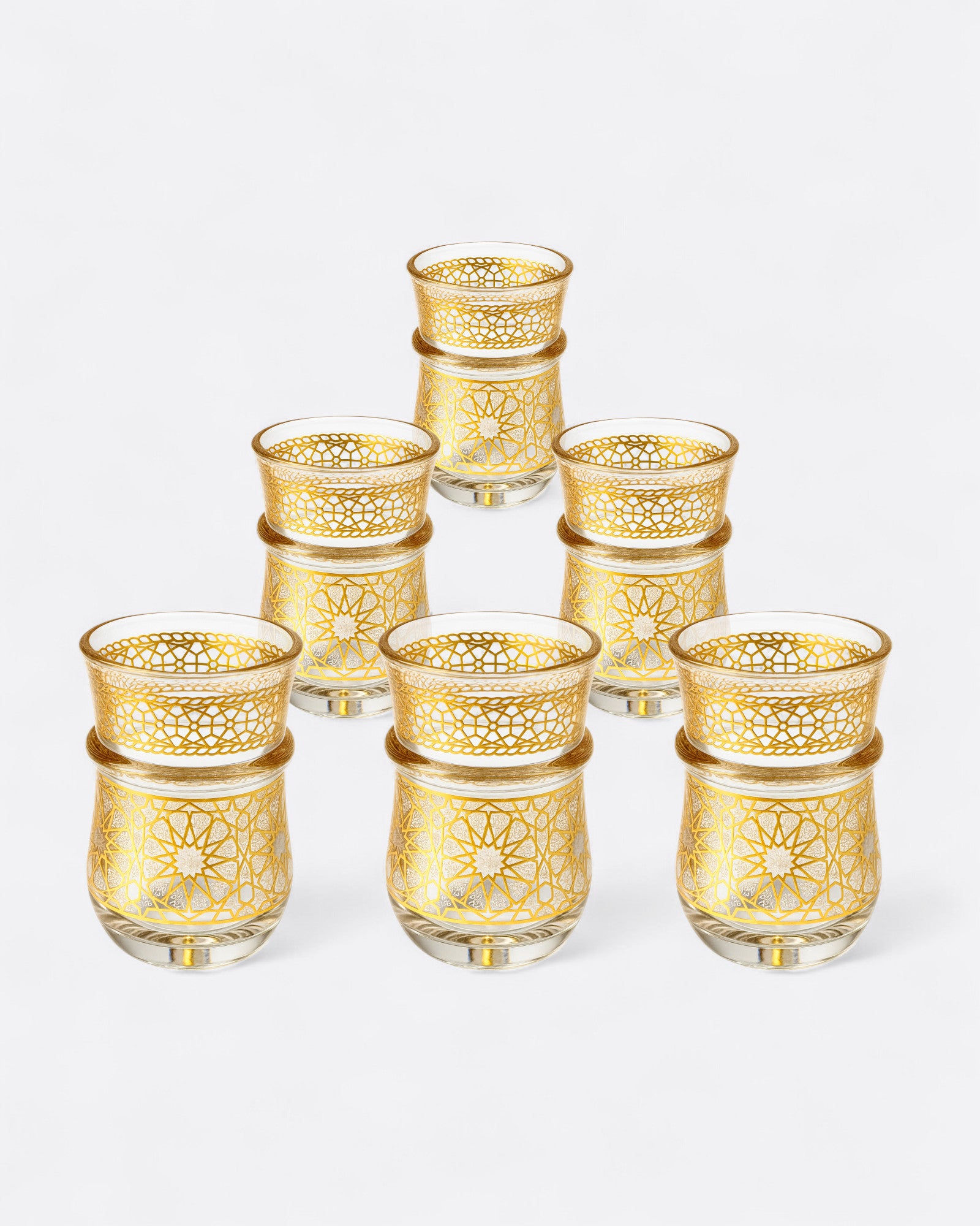 Set de 6 verres à thé orientaux - Zahi