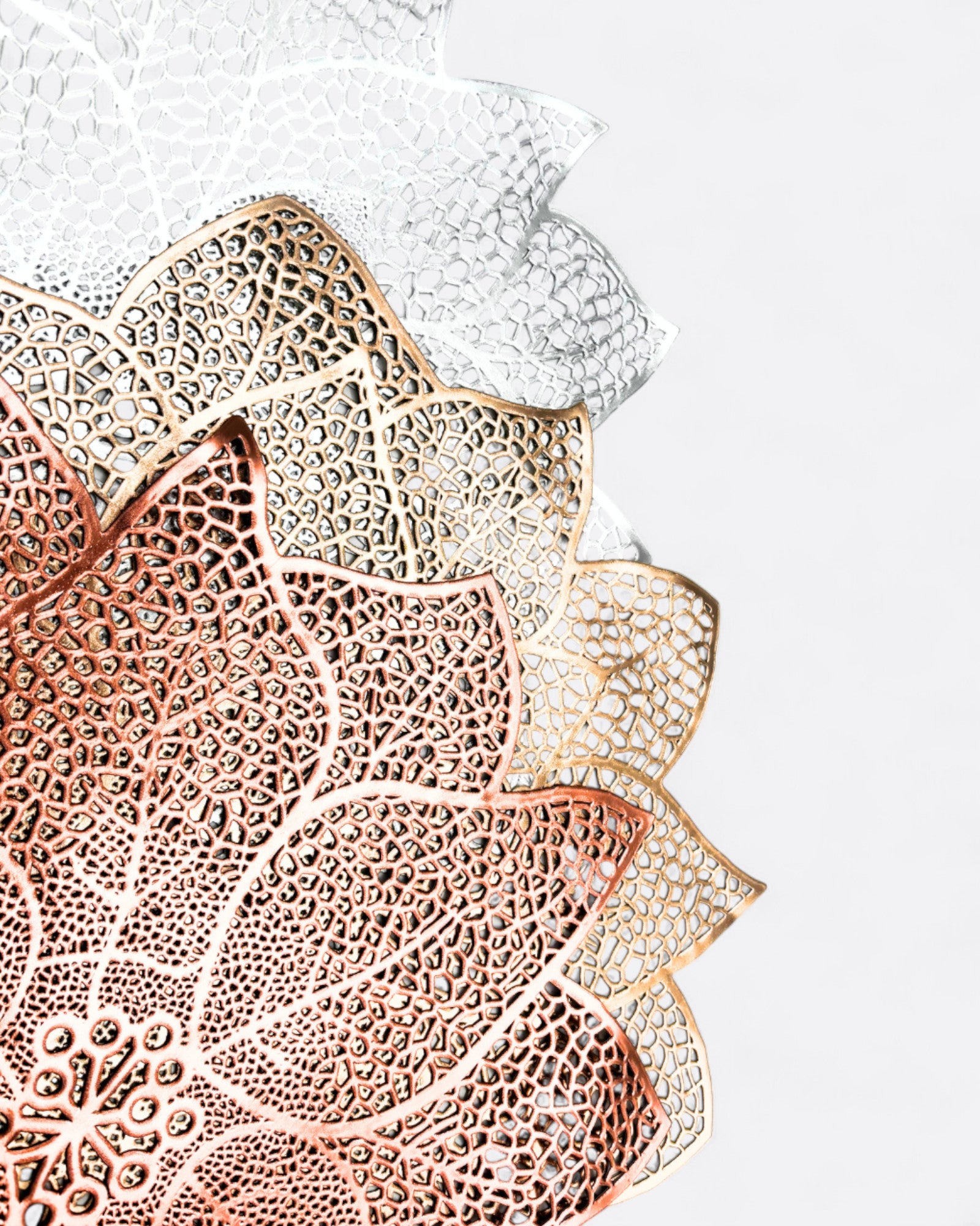 Set de table motif floral