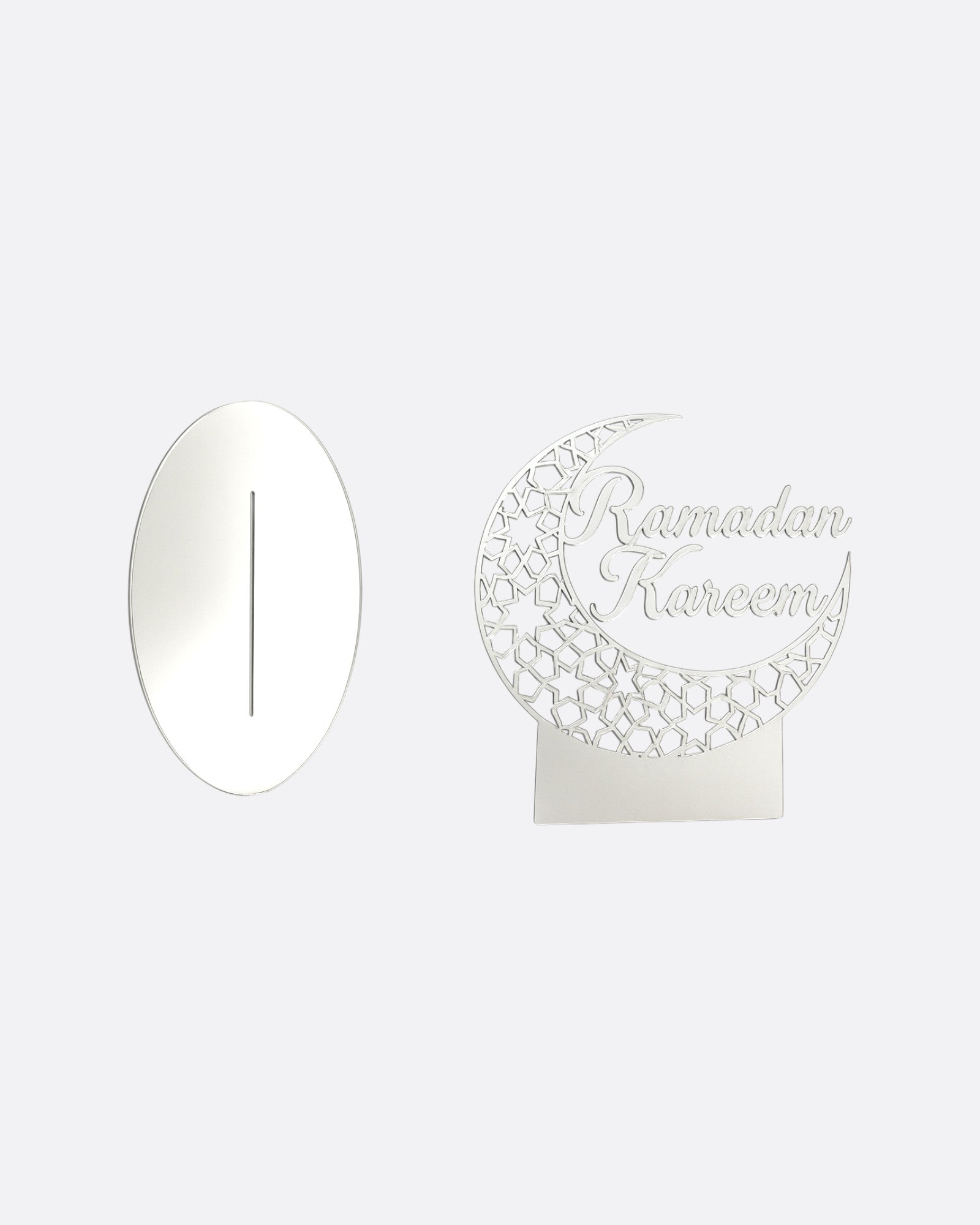 Support décoration lune 