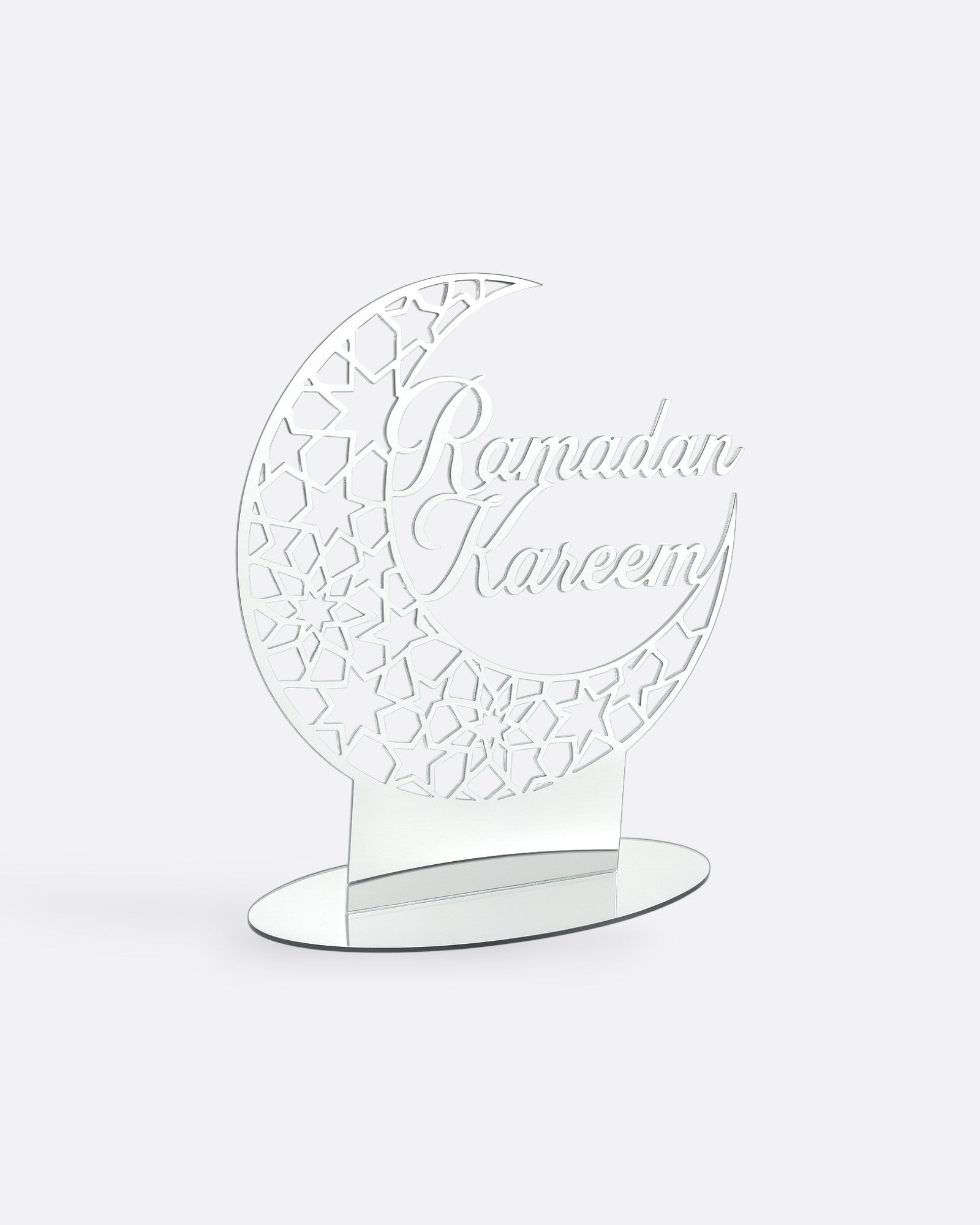Support décoration lune "Ramadan Kareem"