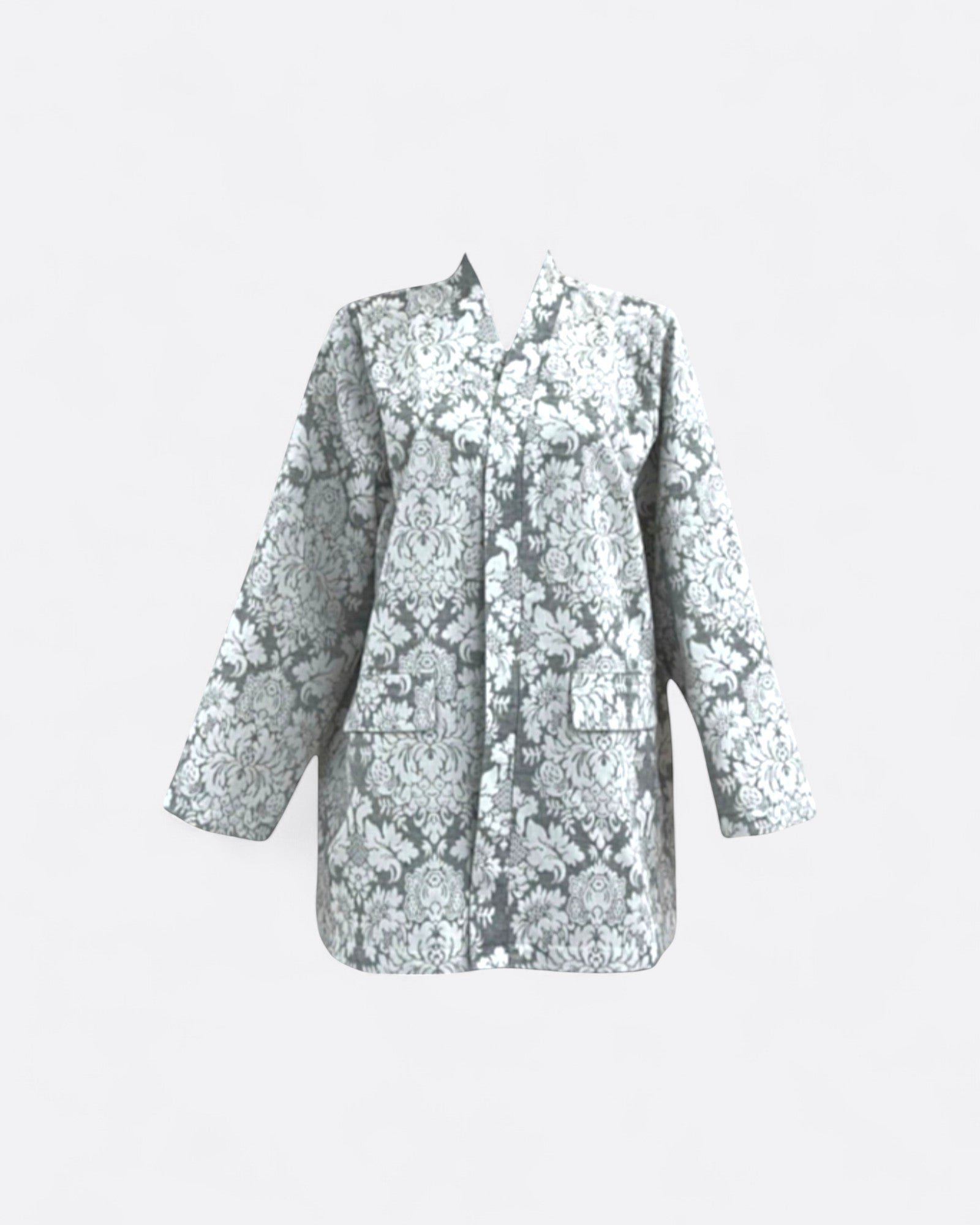 Veste Kimono motifs fleuris