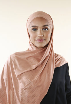 Mon hijab jersey strié