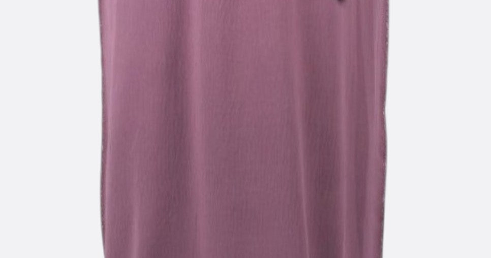 Robe d'été plissée - col V & manches courtes