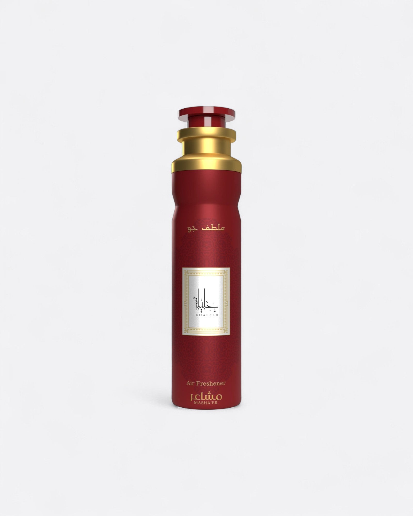 Khalelh Masha'er, brume d’intérieur 300 ml. Parfum d’intérieur bold enrichi d’oud, cuir et profondeur boisée.