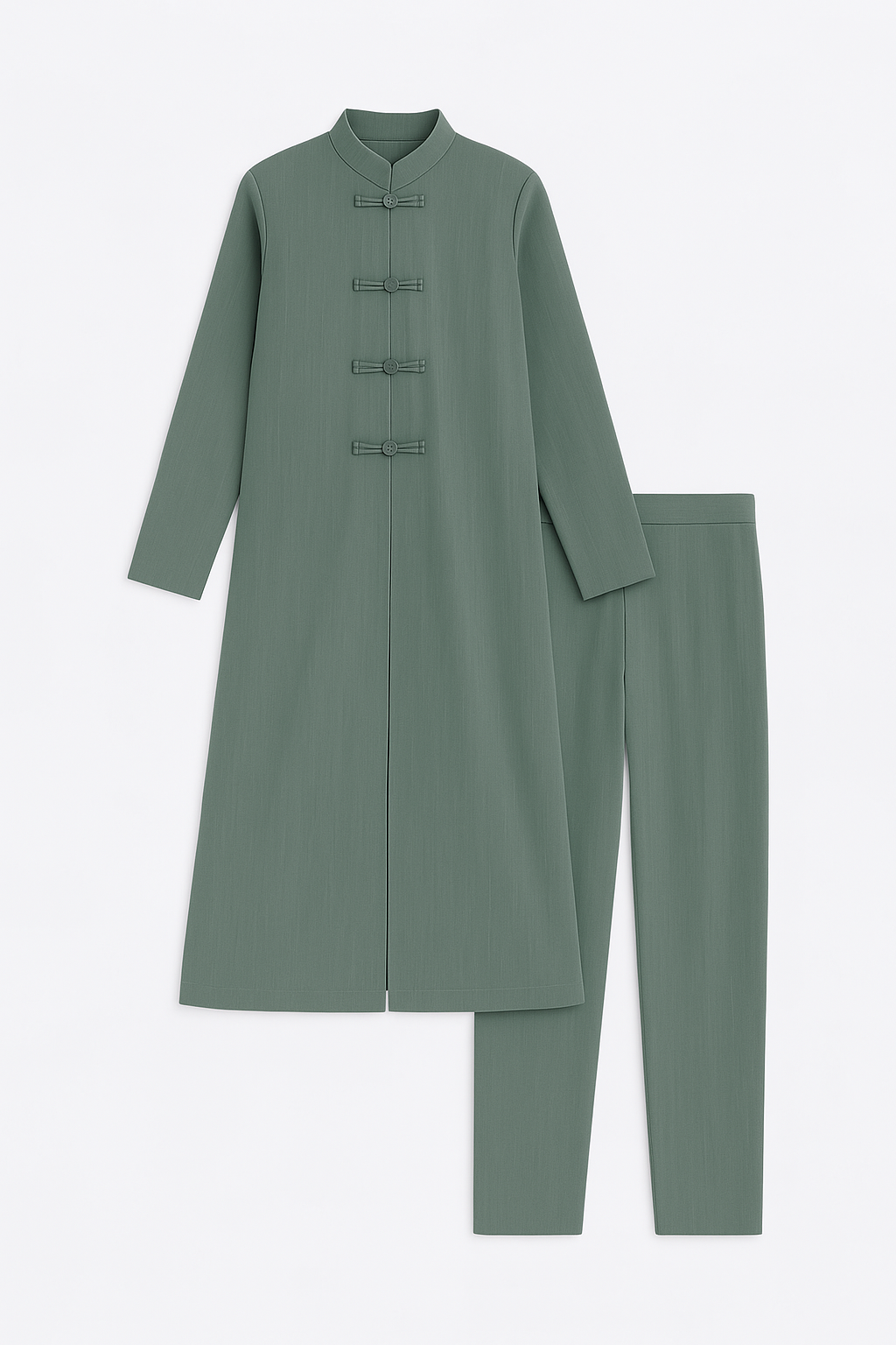 Ensemble Femme – Kimono long à boutonnière & Pantalon