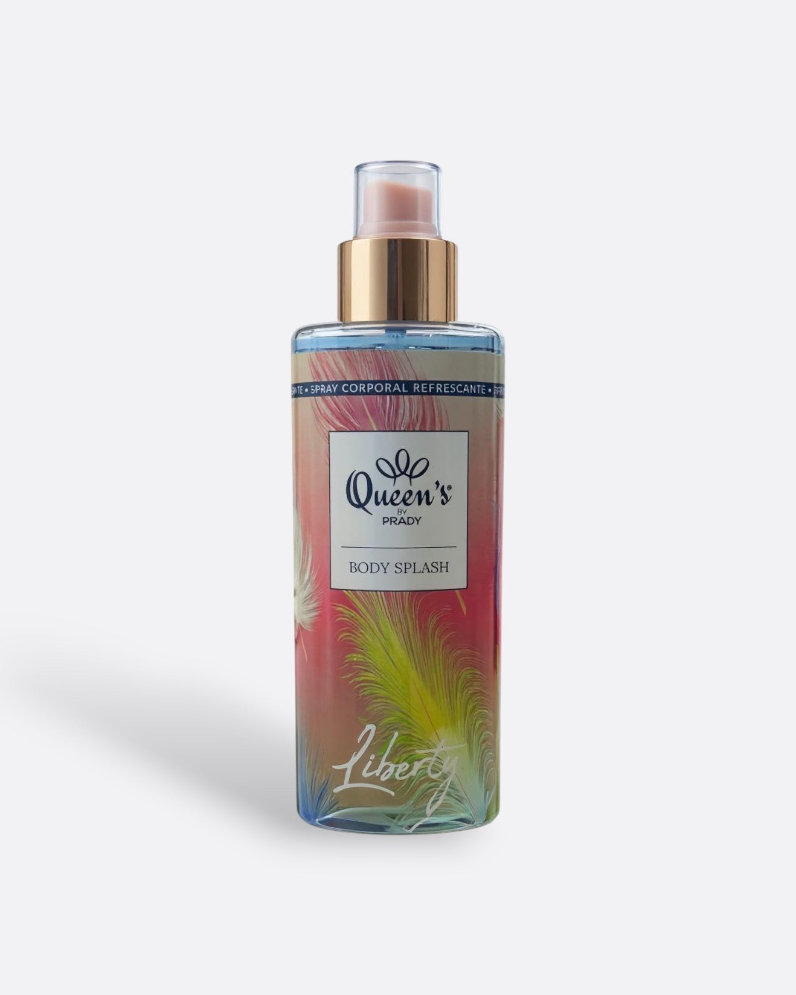 Brume Liberty de Queen's by Prady 250ml : une brume corporelle qui allie fraîcheur aromatique et élégance florale, cruelty free.