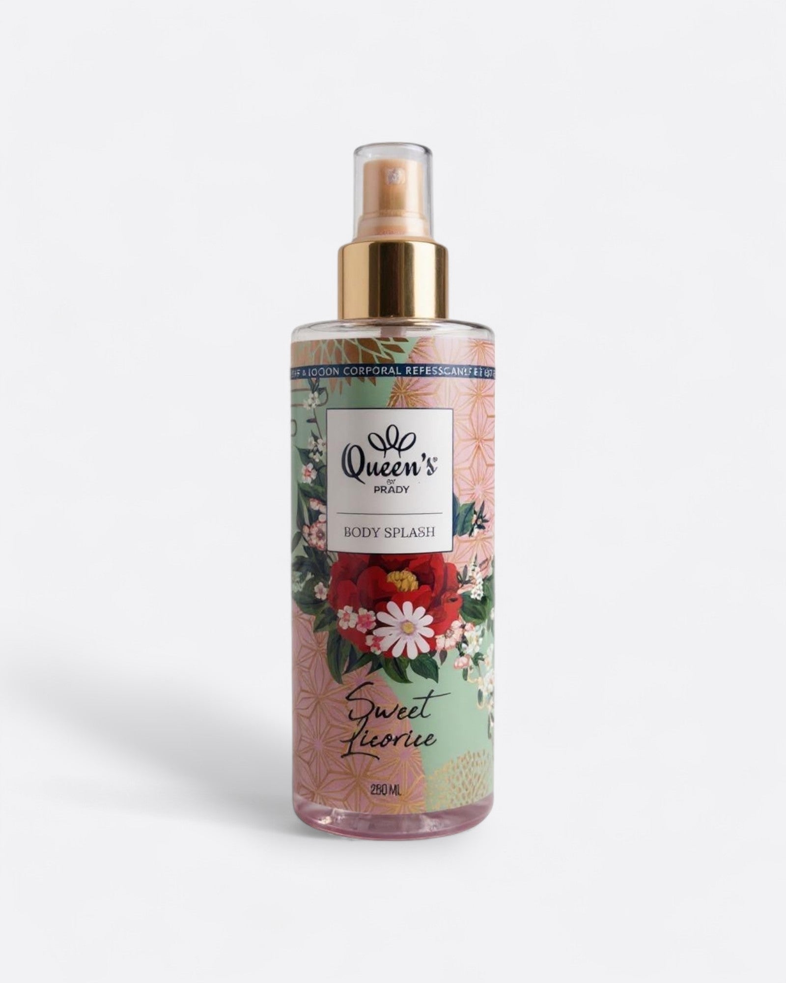 Brume Sweet Licorice Queen's by Prady 250ml : une brume corporelle 
ambré et gourmande, cruelty free.