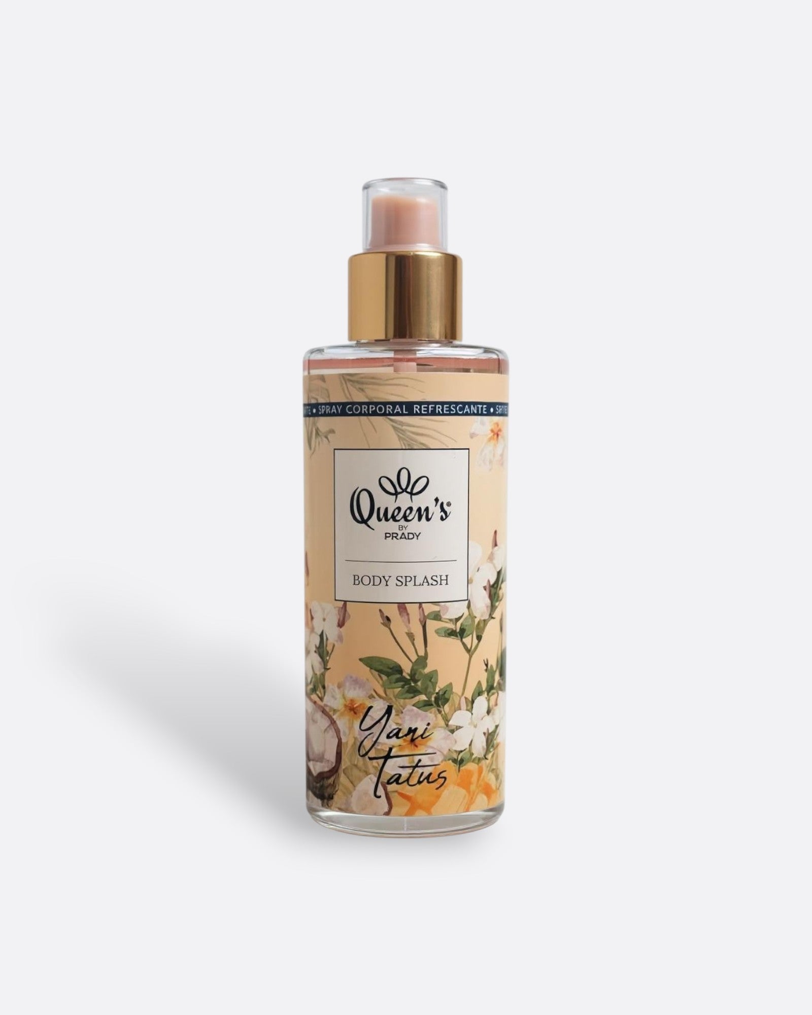 Brume Yani Tatus de Queen's by Prady 250ml : une brume corporelle aux accords fruités et florals, cruelty free.