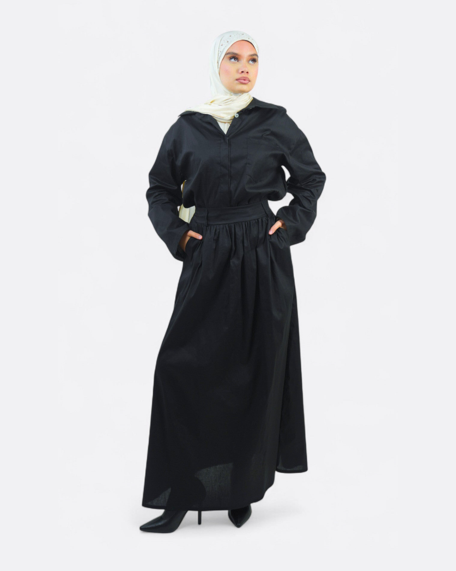 Ensemble Jupe et chemise tendance en Coton