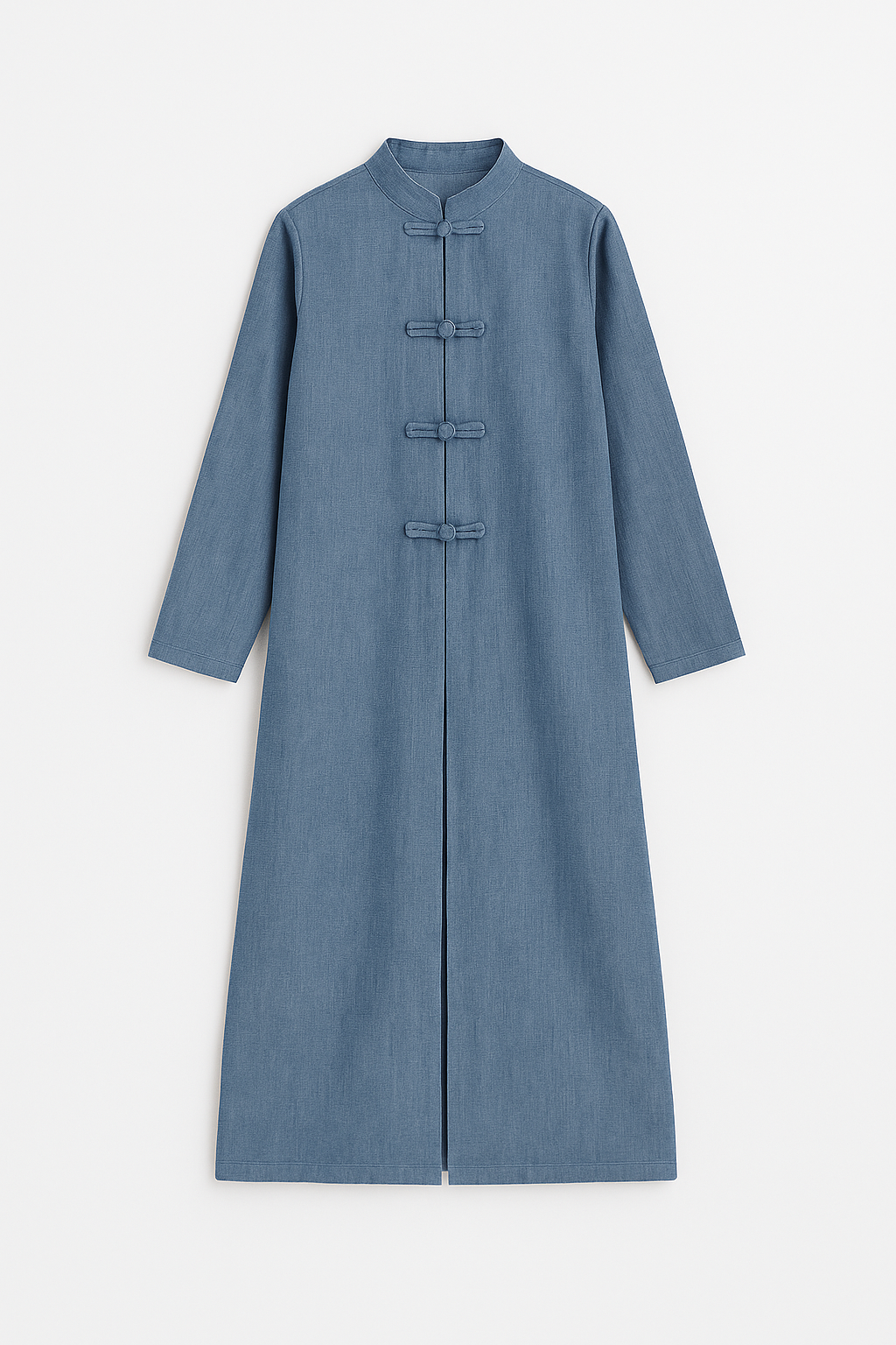 Ensemble Dalian – Robe sans manches & kimono long à boutonnière