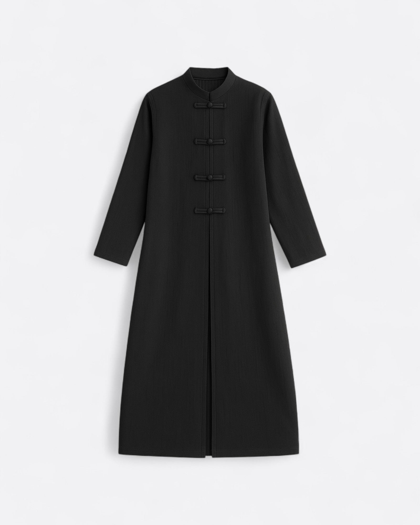 Ensemble Dalian – Robe sans manches & kimono long à boutonnière