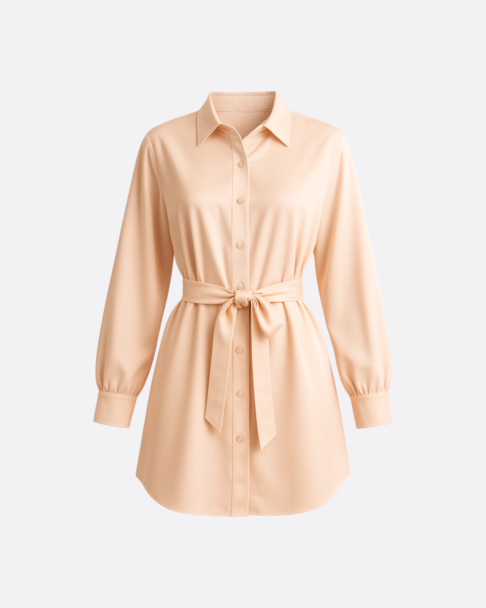 Chemise fluide avec ceinture