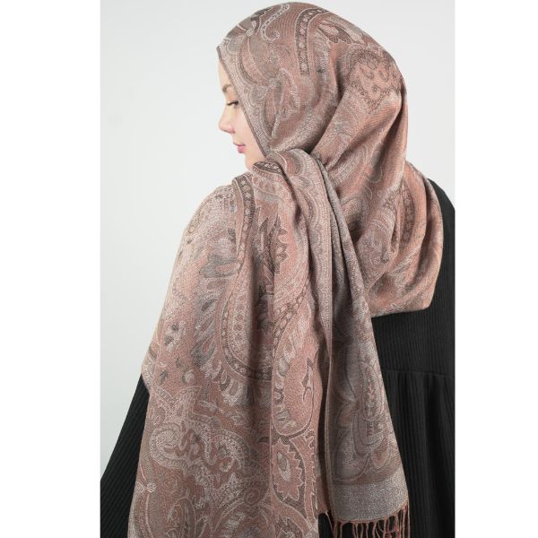 Pashmina à motifs colorés Hendaya – produit proposé sur Souk Dubaï