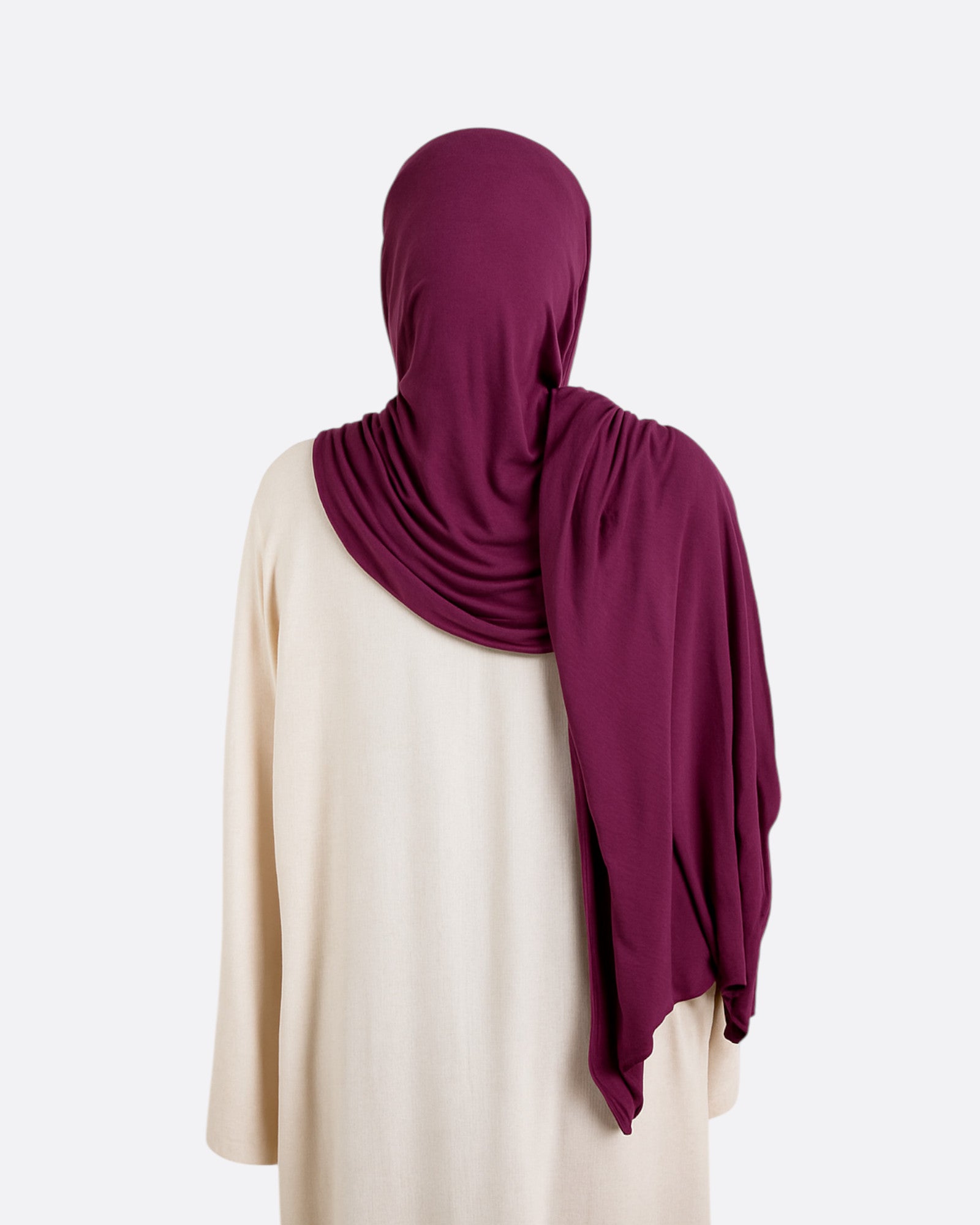 Hijab à enfiler 3 plis à paillettes