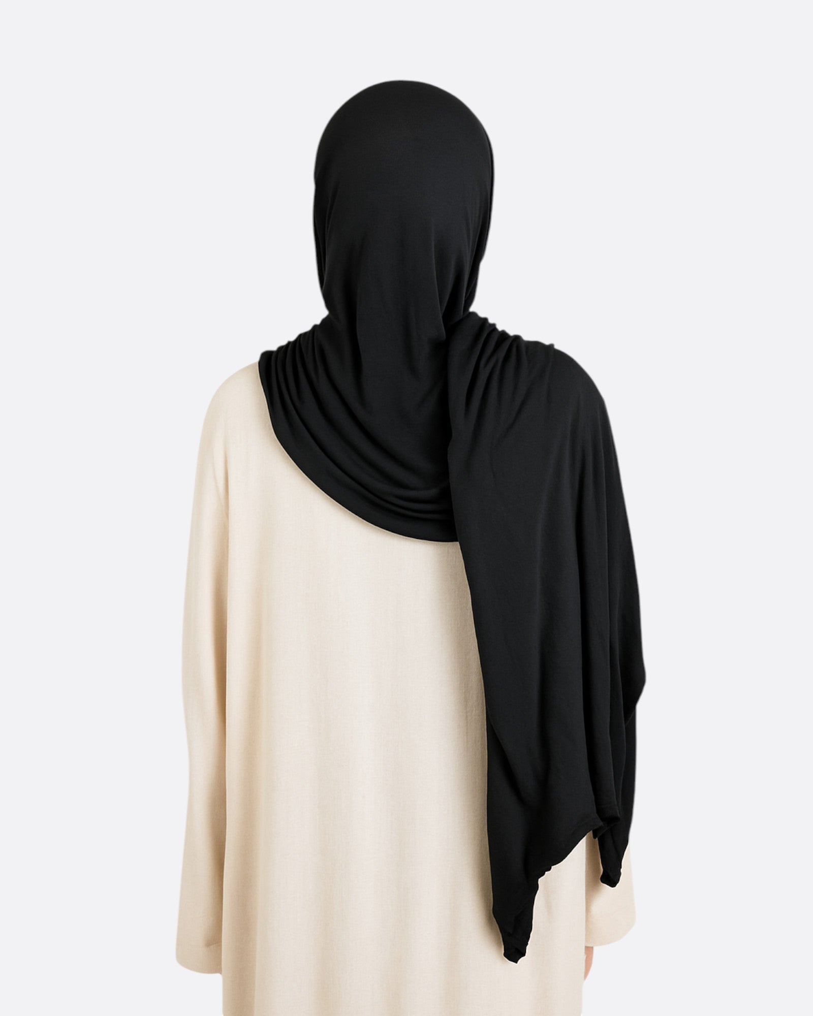 Hijab à enfiler 3 plis à paillettes