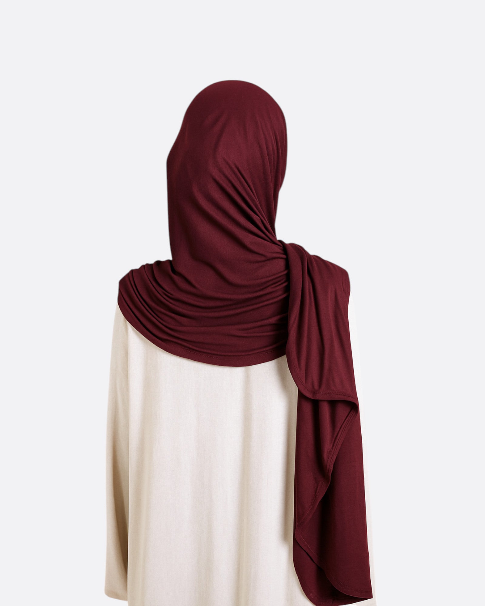 Hijab jersey à enfiler 3 plis
