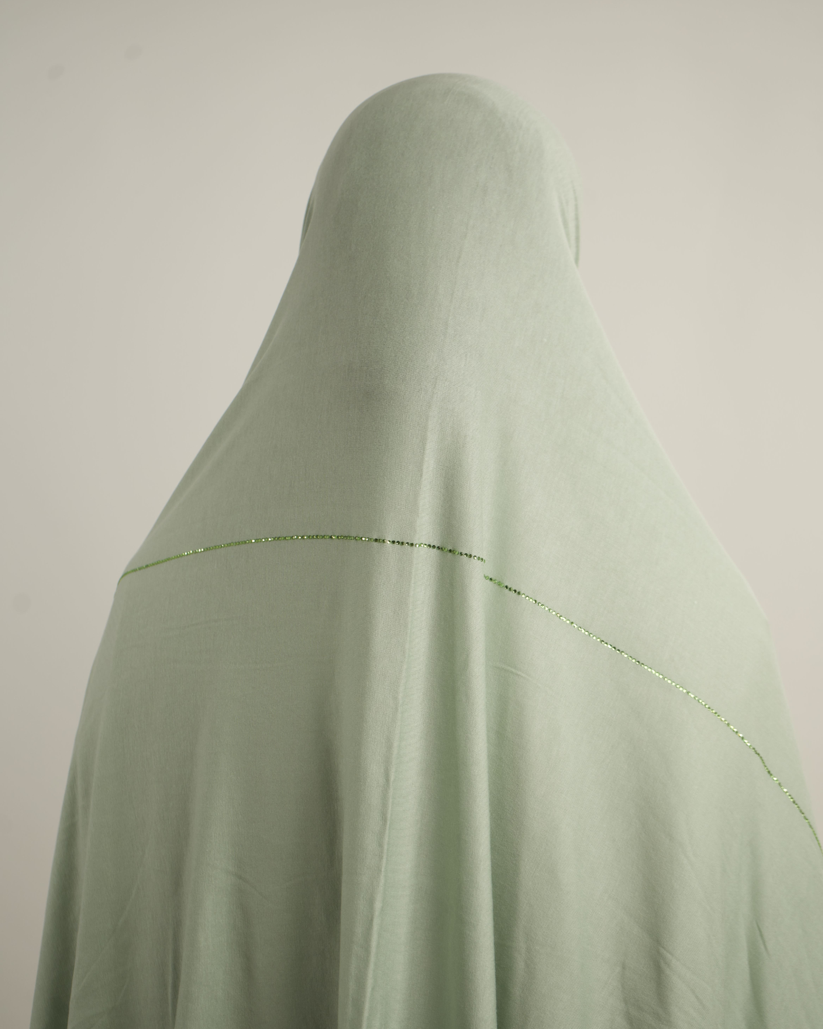 Hijab élégant en jersey avec strass