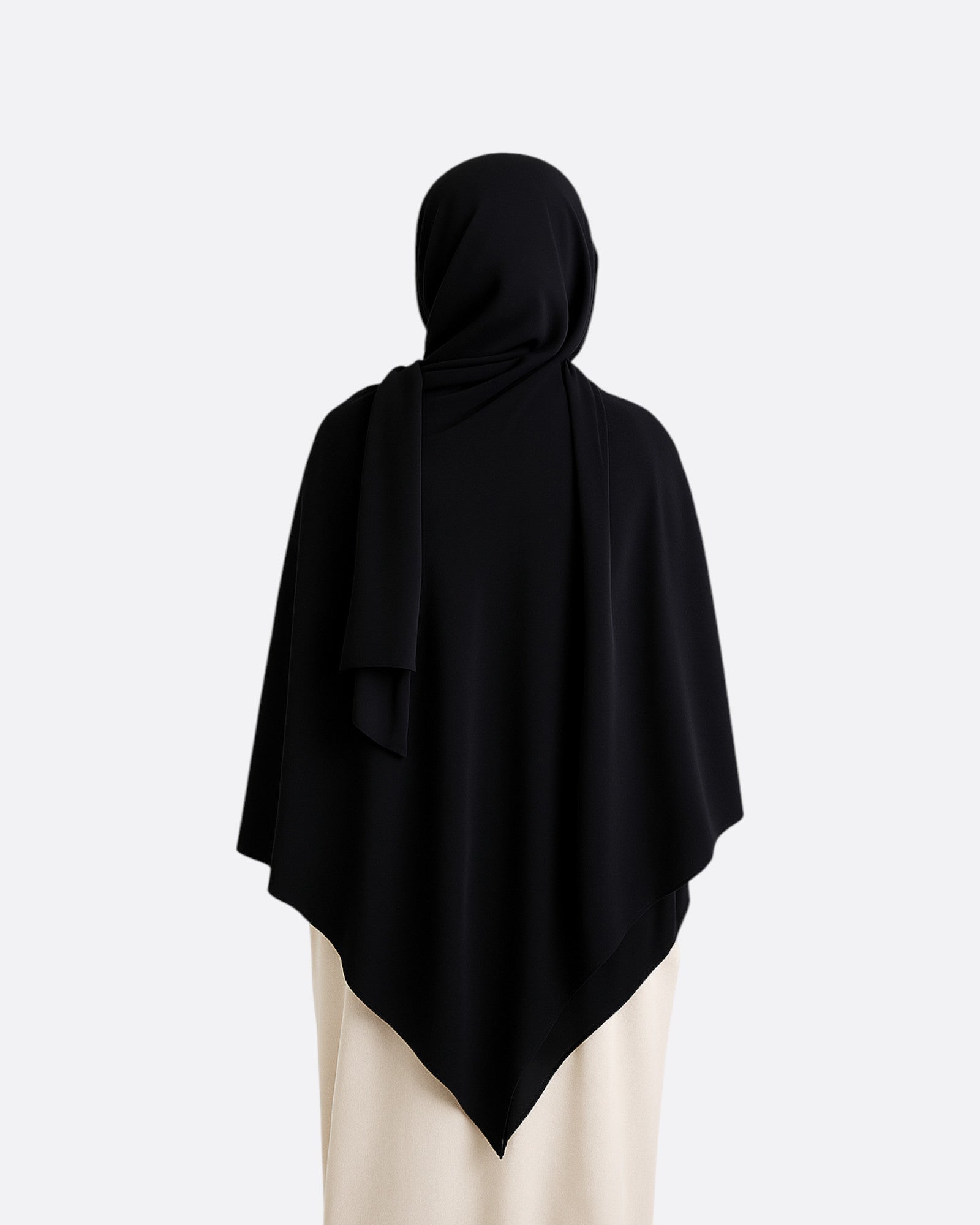 Hijab/khimar Cape - Voile Long & Couvrant 2 en 1