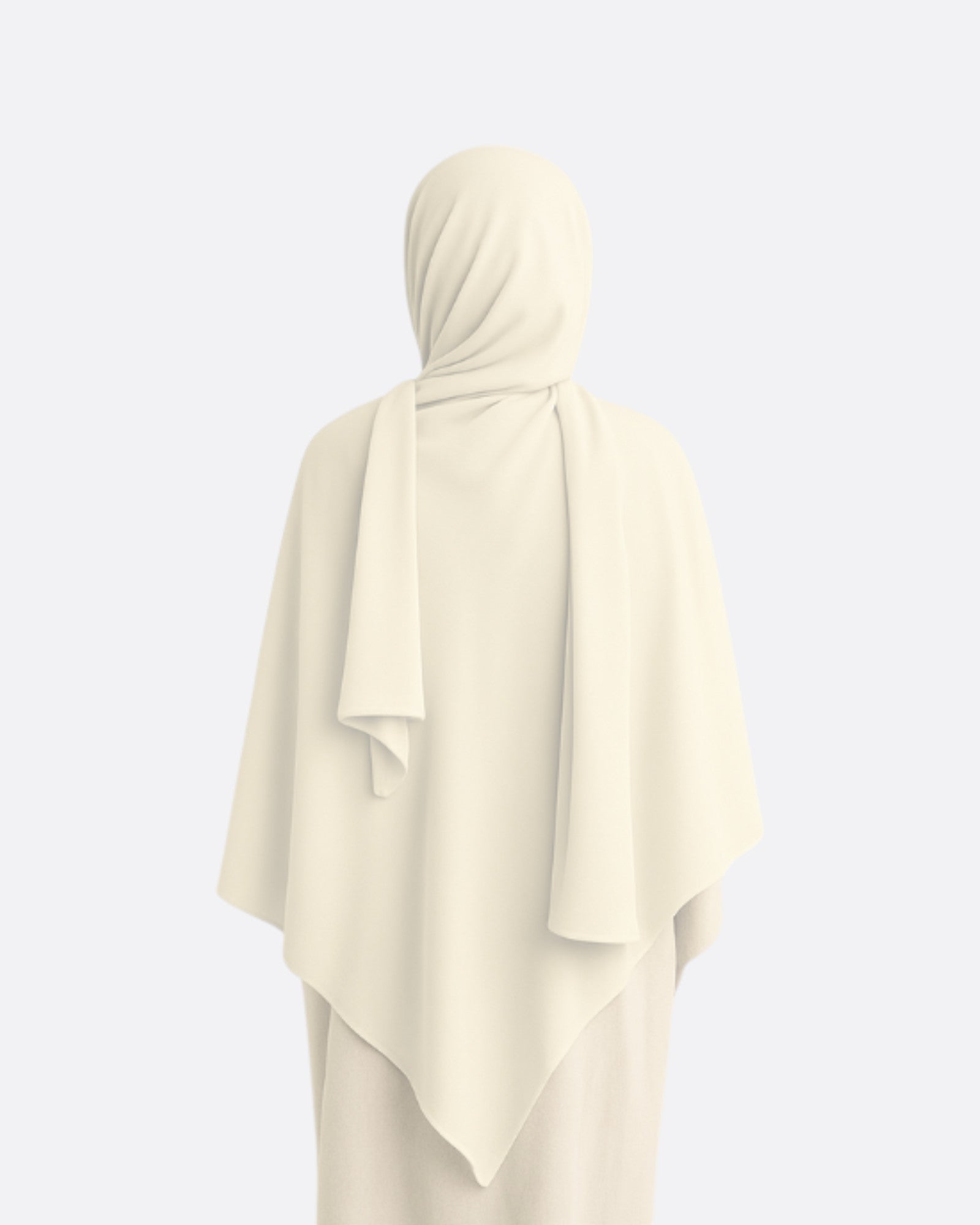 Hijab/khimar Cape - Voile Long & Couvrant 2 en 1