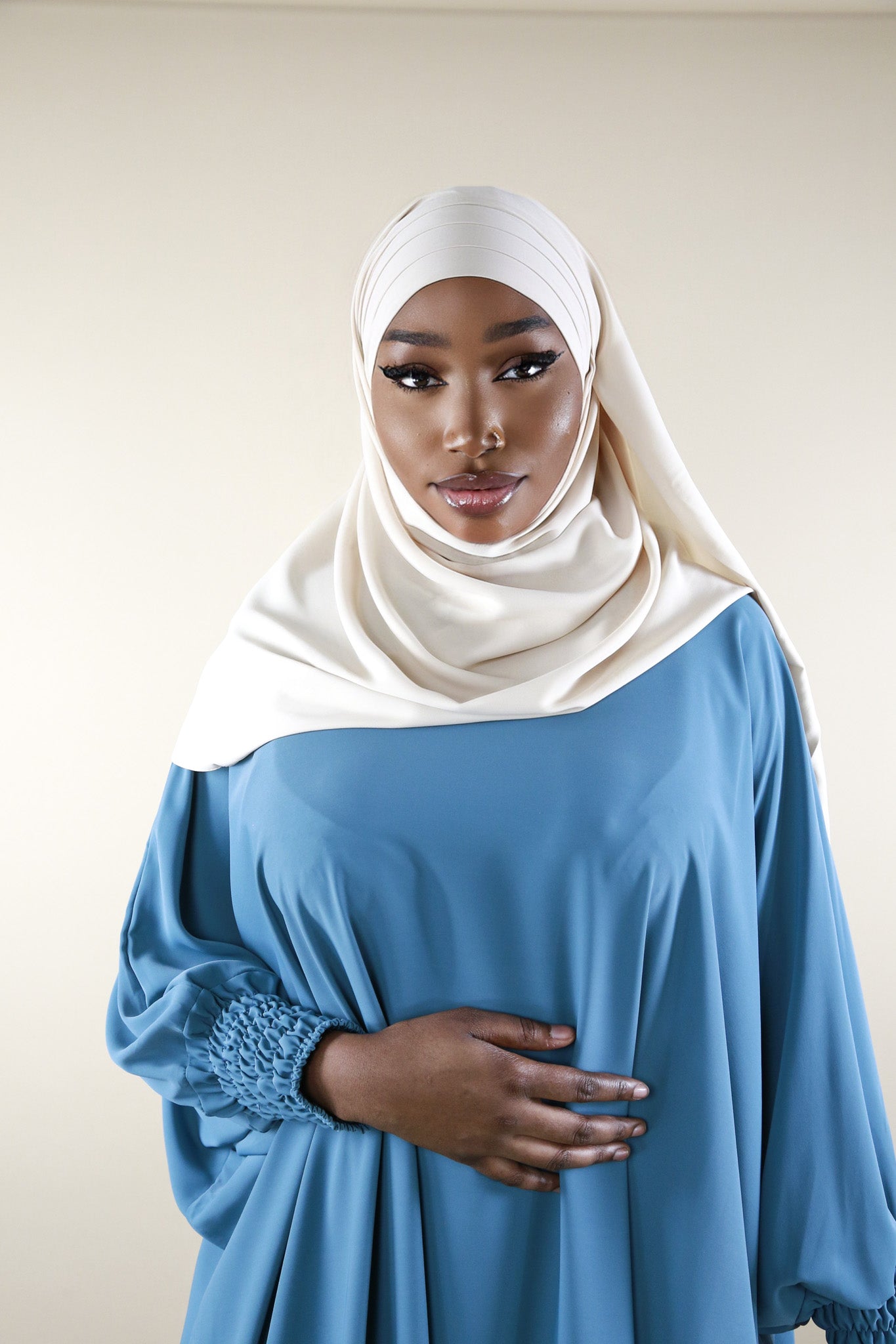 Hijab Soie de médine 3 Plis