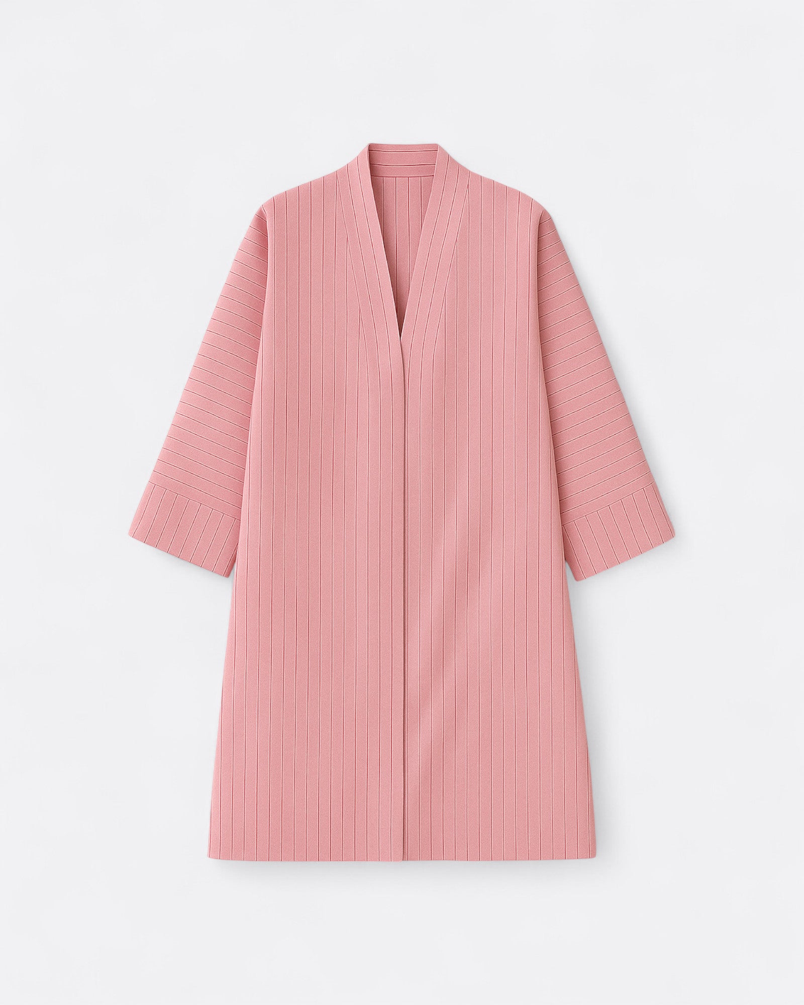 Kimono à rayures lin