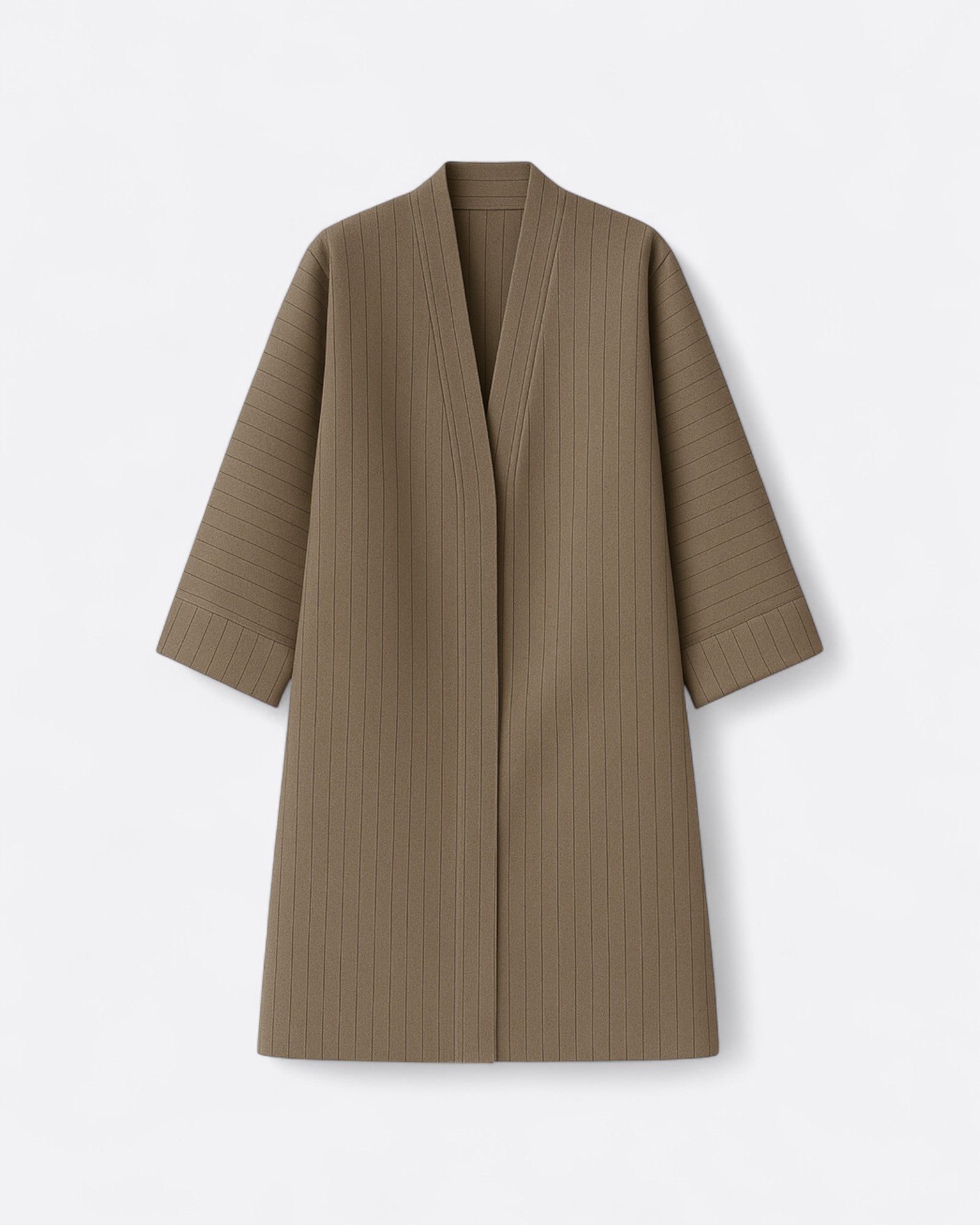 Kimono à rayures lin