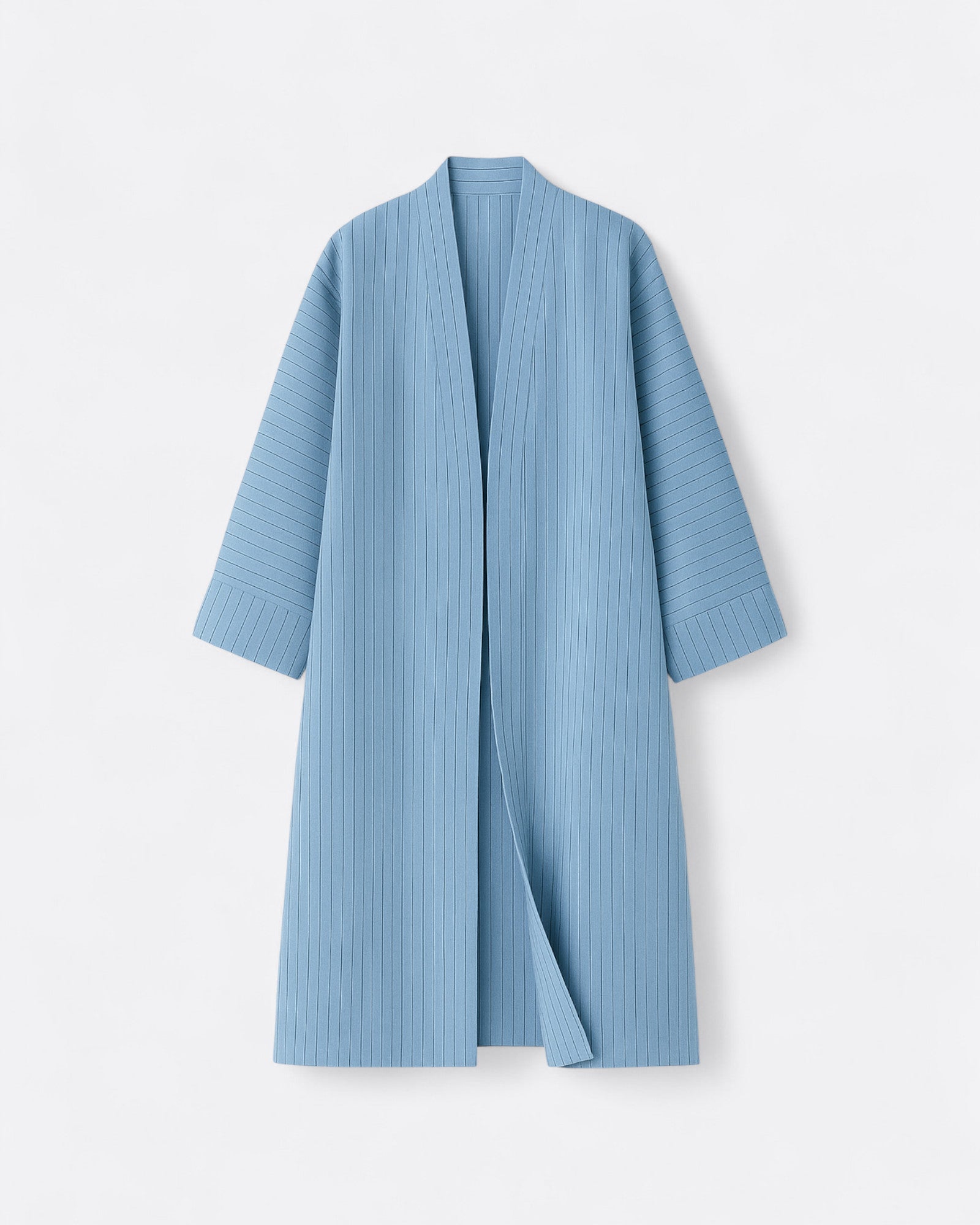 Kimono à rayures lin