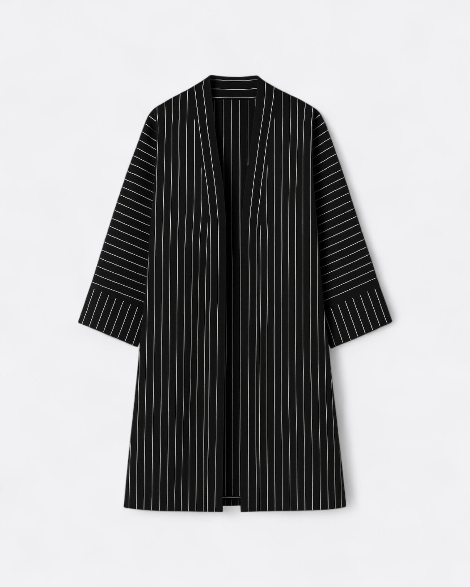 Kimono à rayures lin