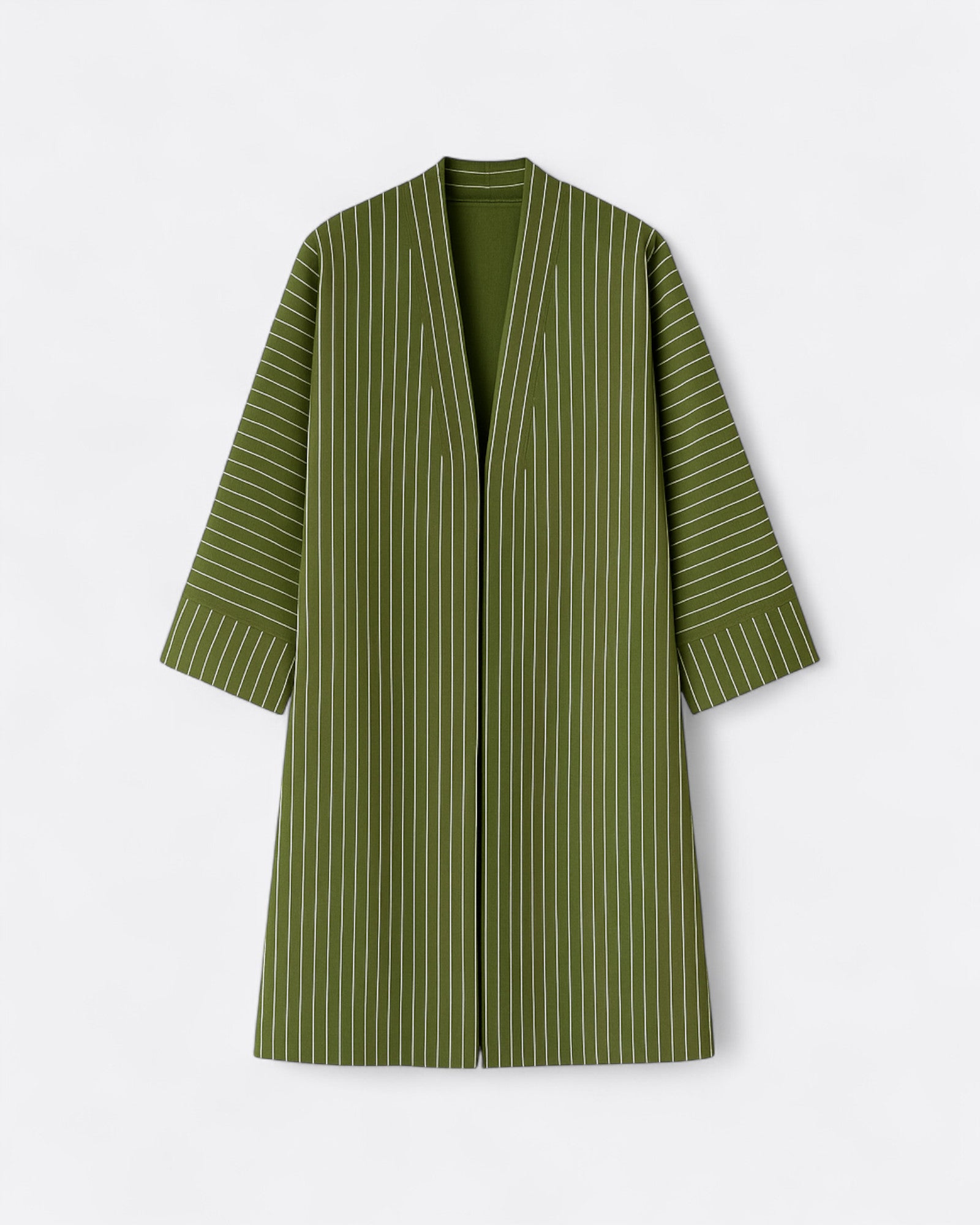 Kimono à rayures lin