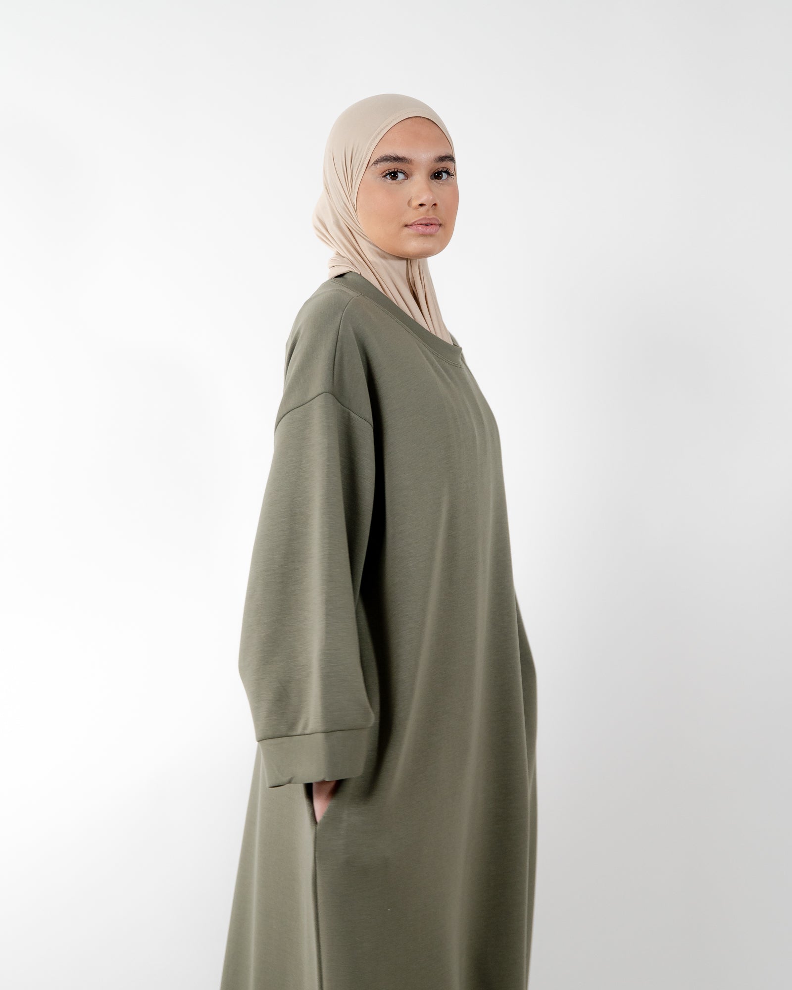 Robe style jogging décontracté avec poche