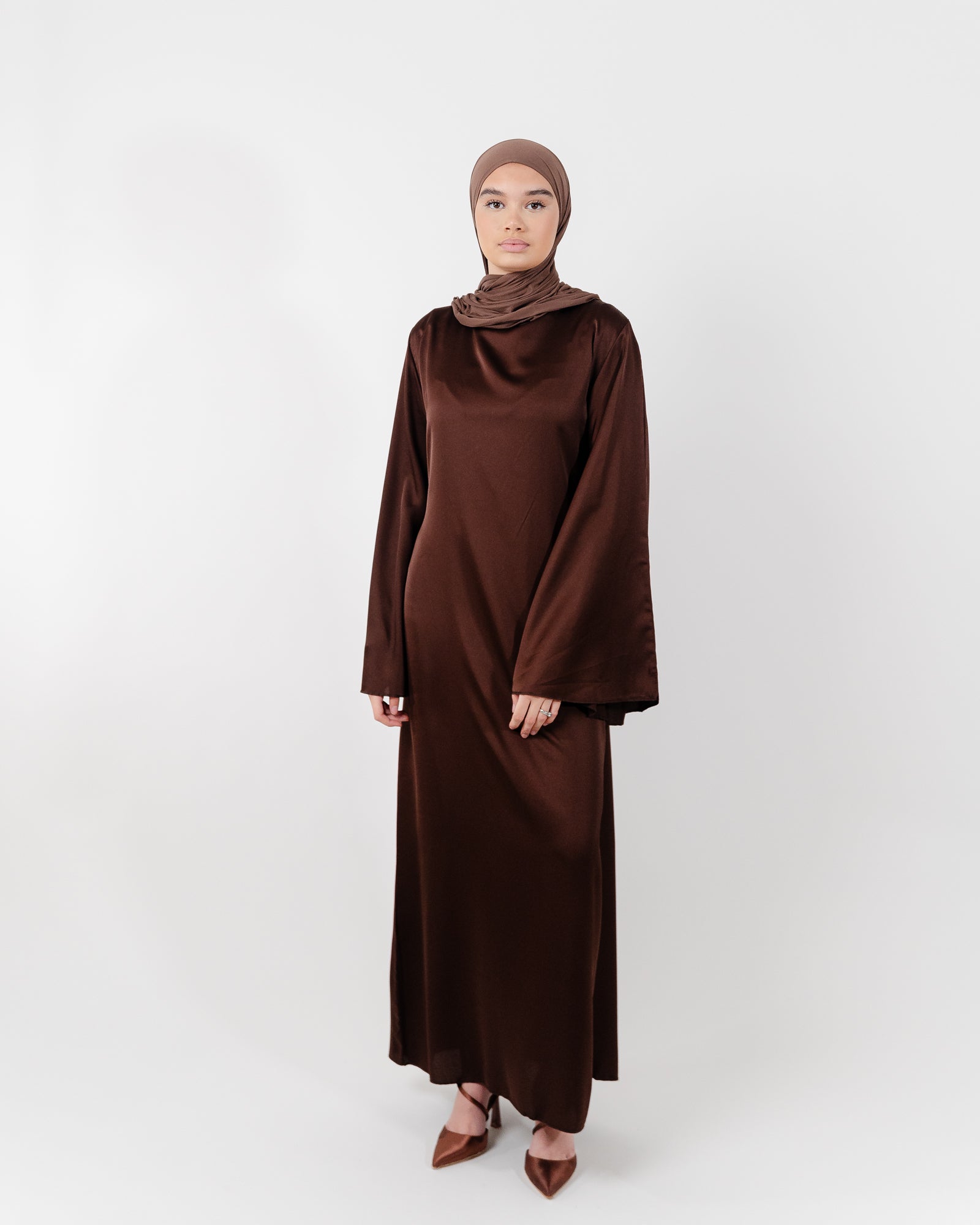 Robe longue à nouer au dos – tenue élégante et confortable au quotidien