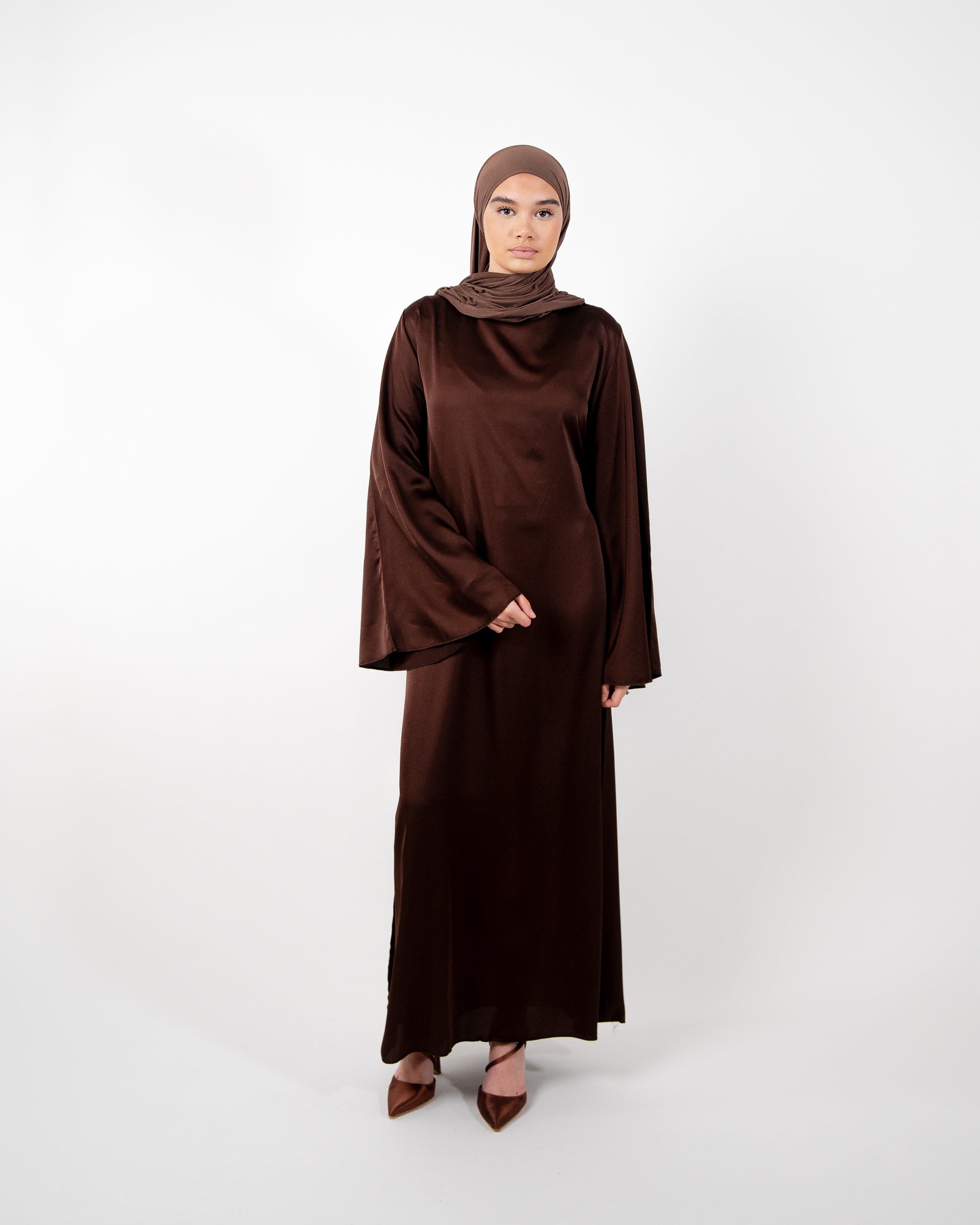 Robe longue à nouer au dos