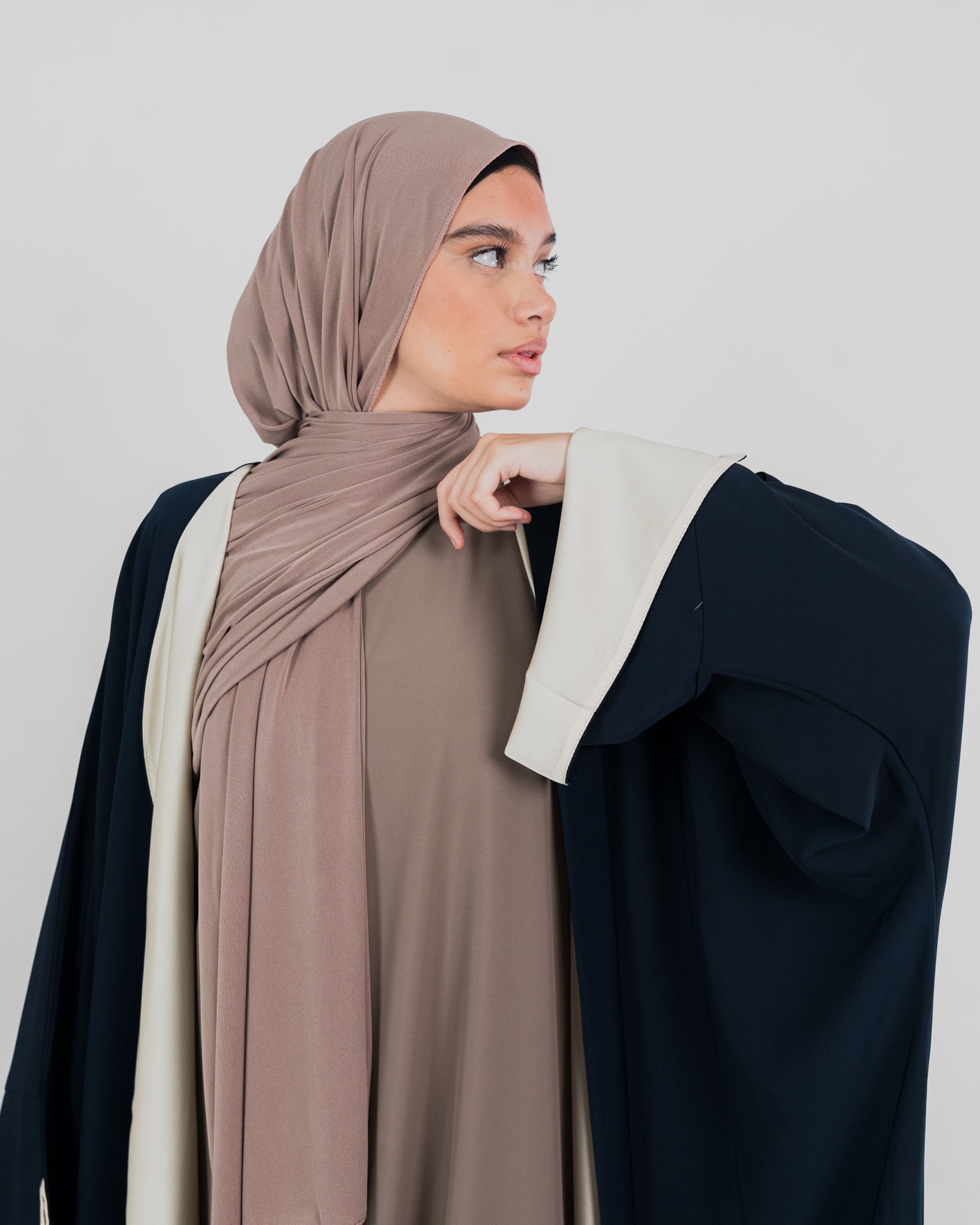 Kimono long réversible avec son voile