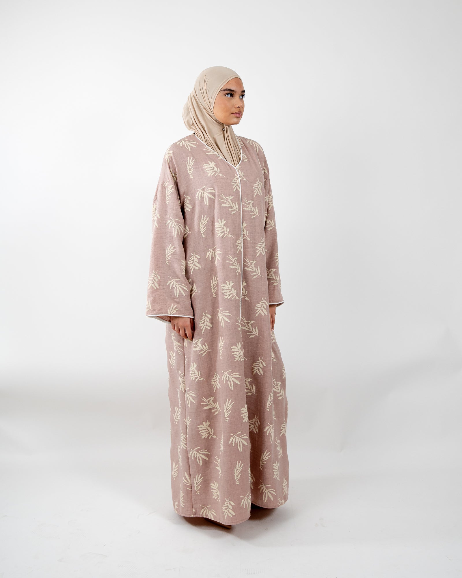 Robe longue et ample à fleurs