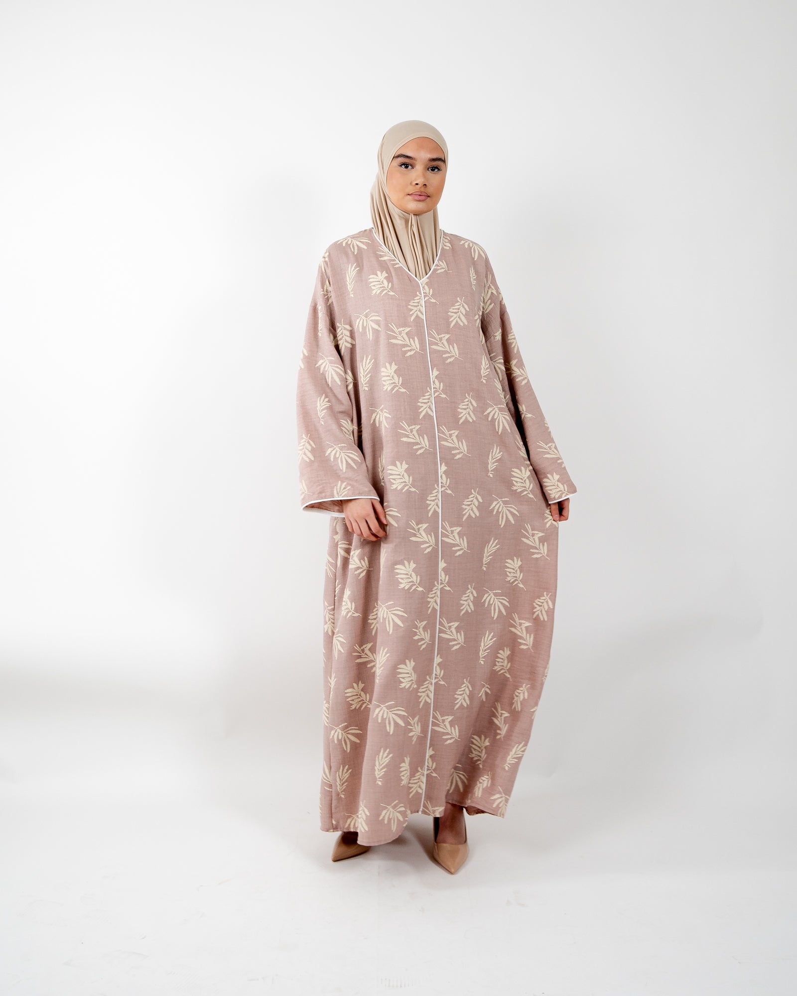 Robe longue et ample à fleurs