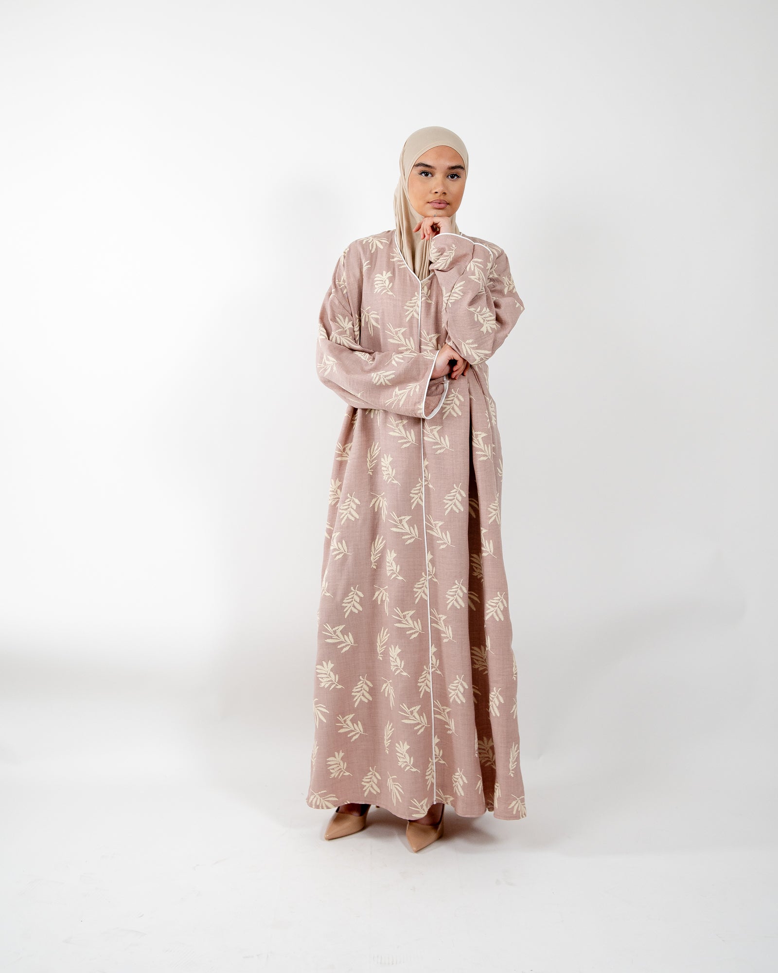 Robe longue et ample à fleurs