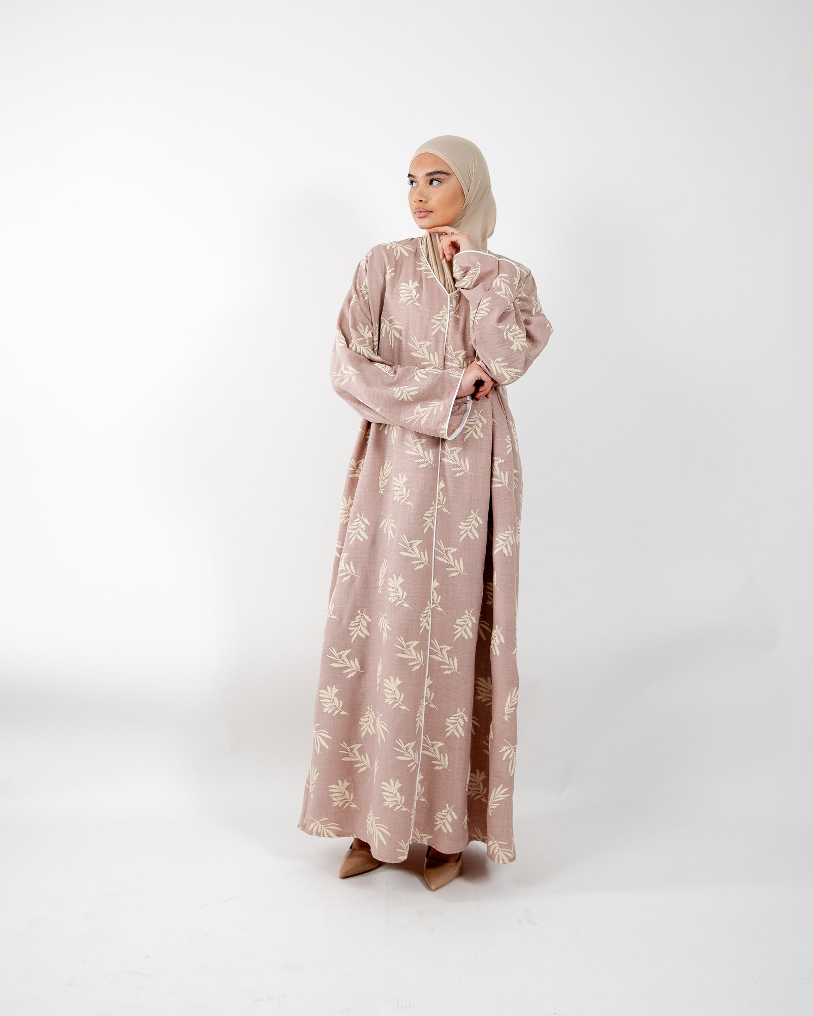 Robe longue et ample à fleurs