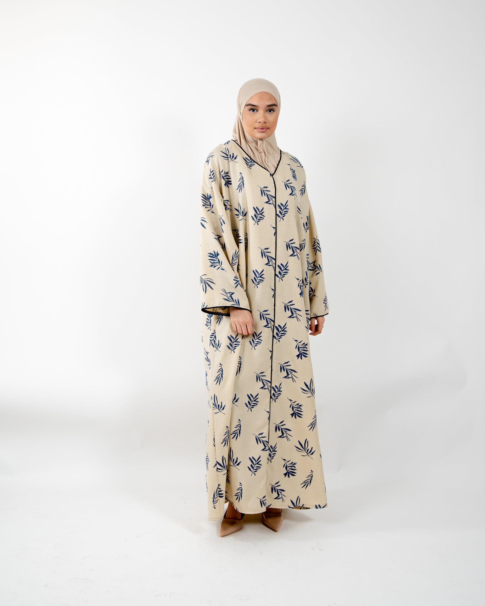 Robe longue et ample à fleurs