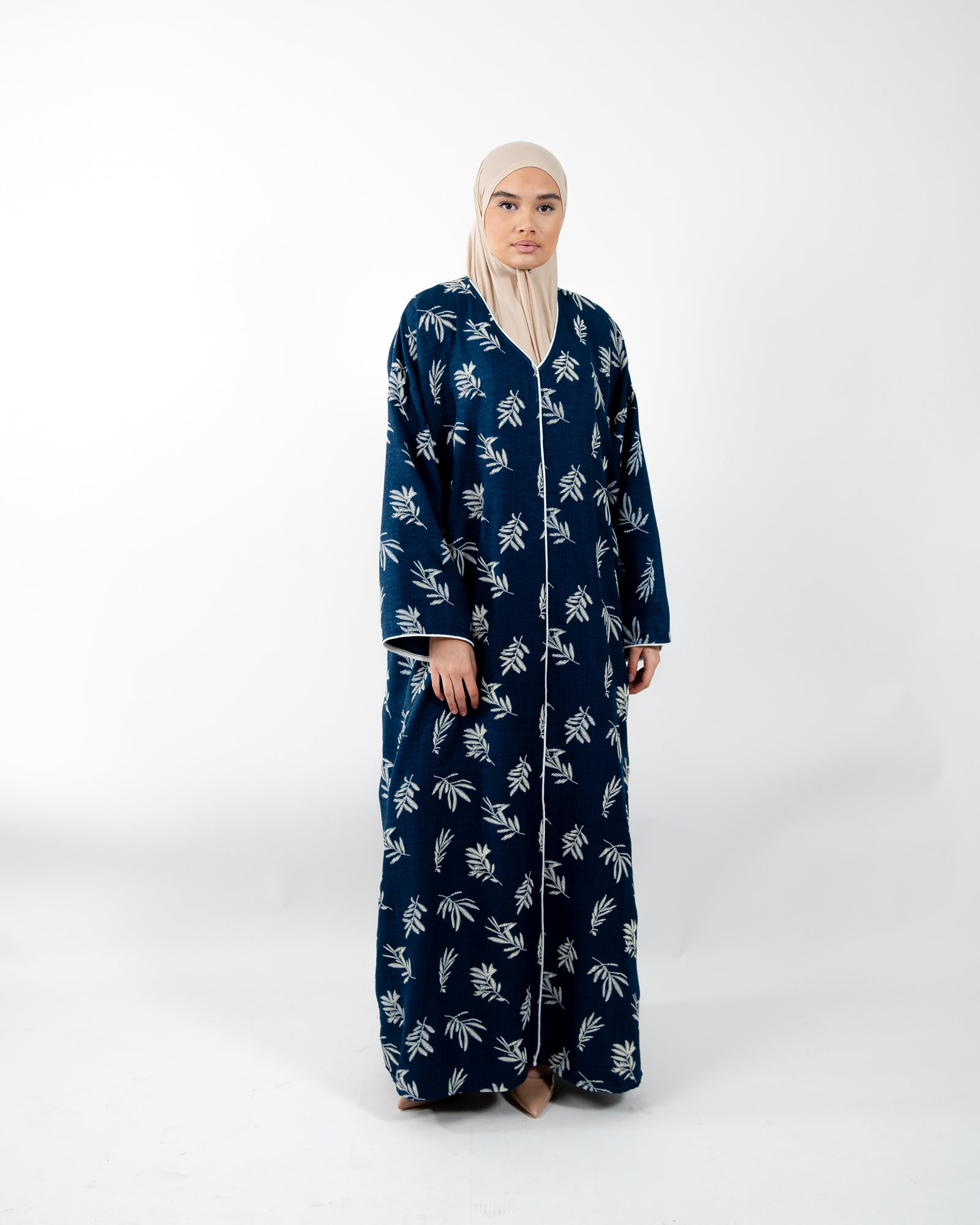 Robe longue et ample à fleurs