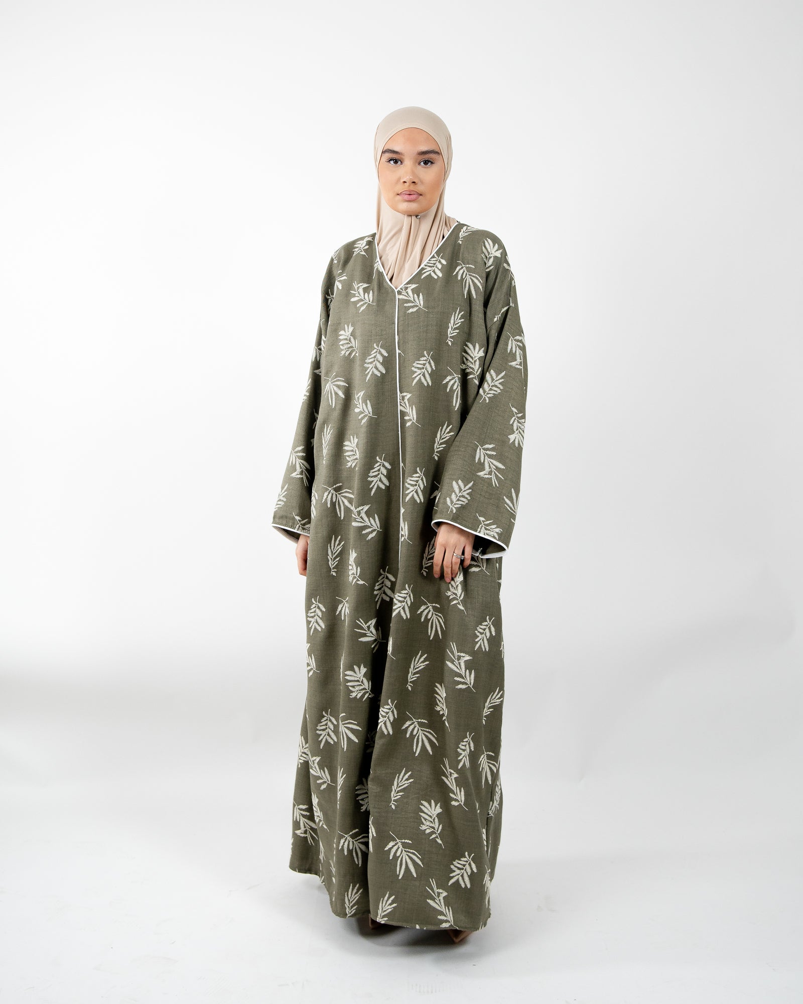 Robe longue et ample à fleurs