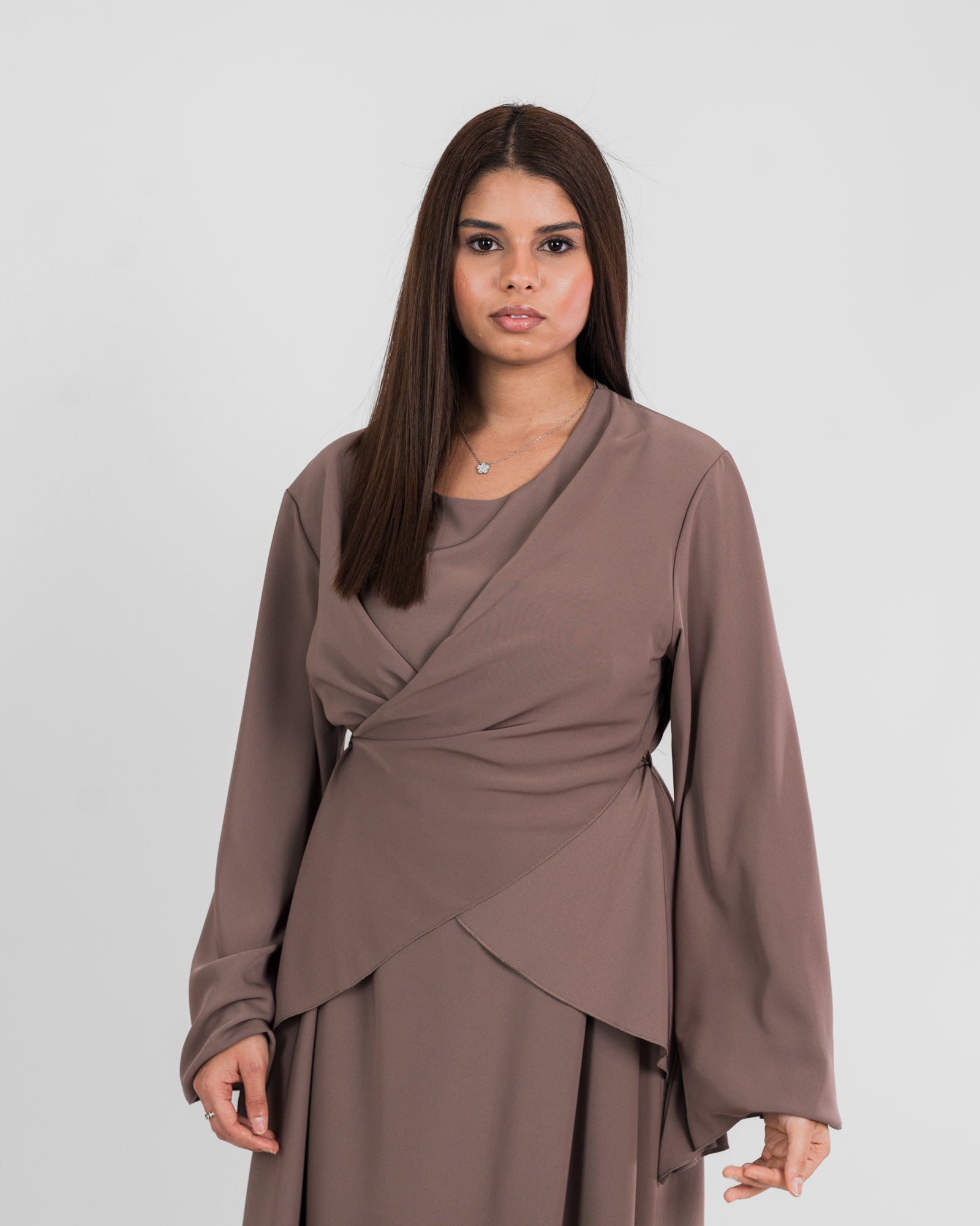 Robe sirène élégante à nouer