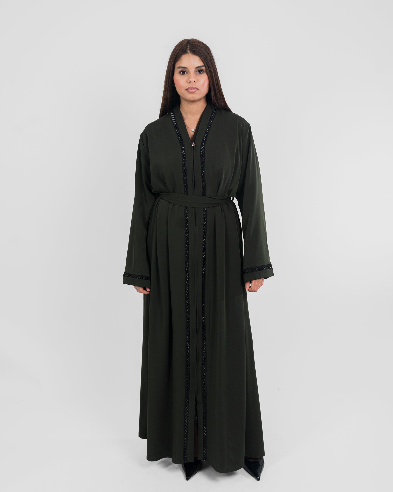 Robe longue Dubai fermeture zip