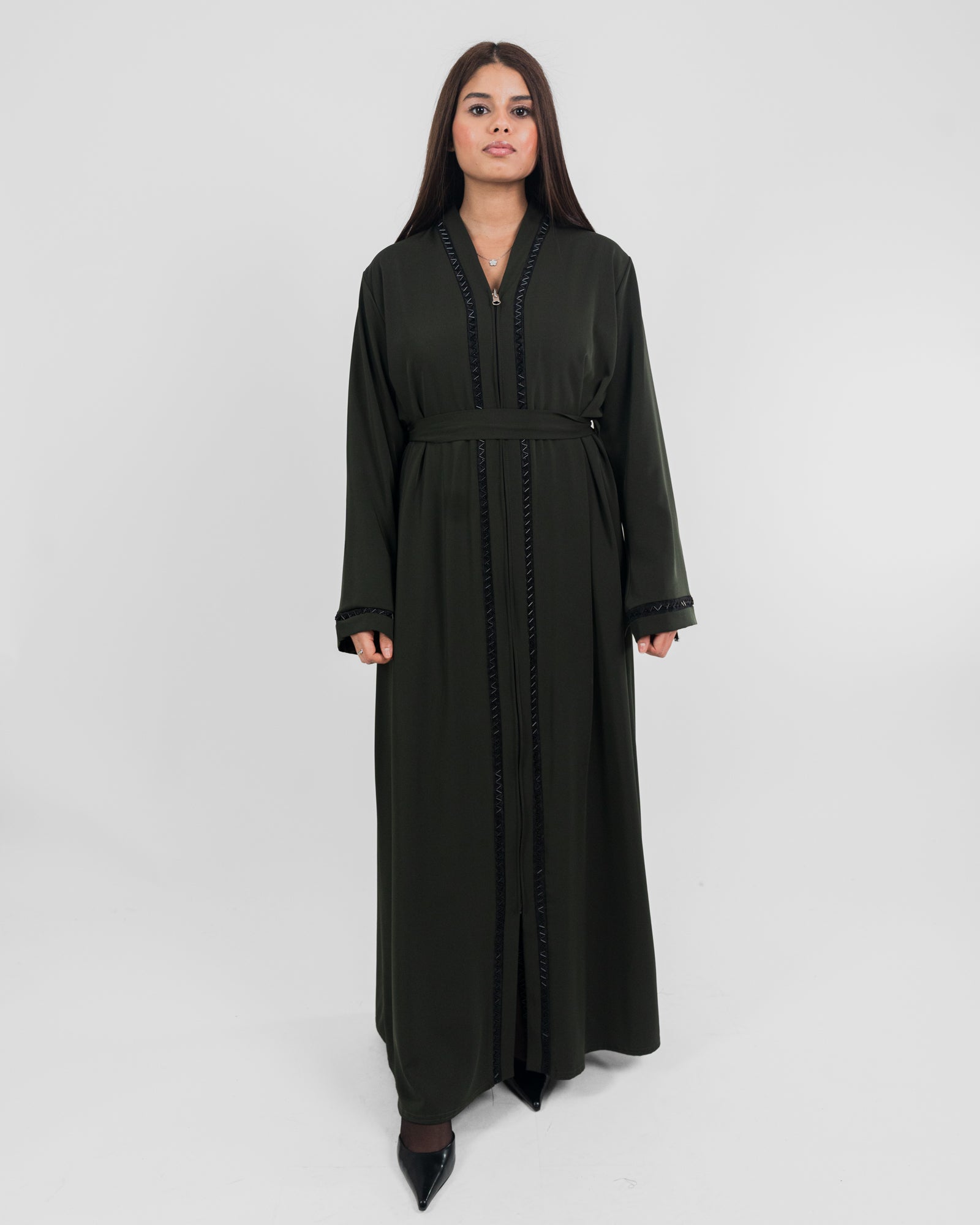 Robe longue Dubai fermeture zip