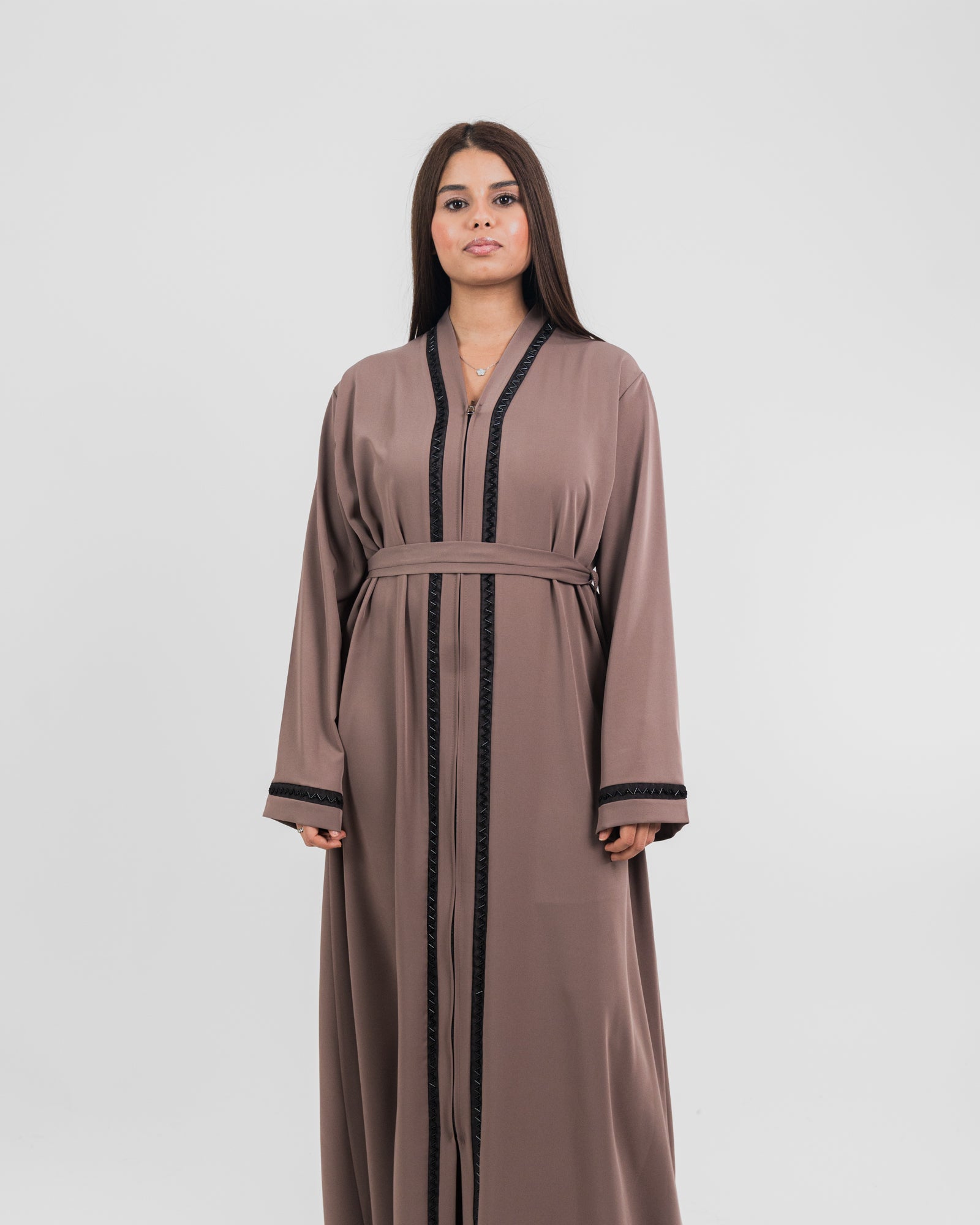 Robe longue Dubai fermeture zip